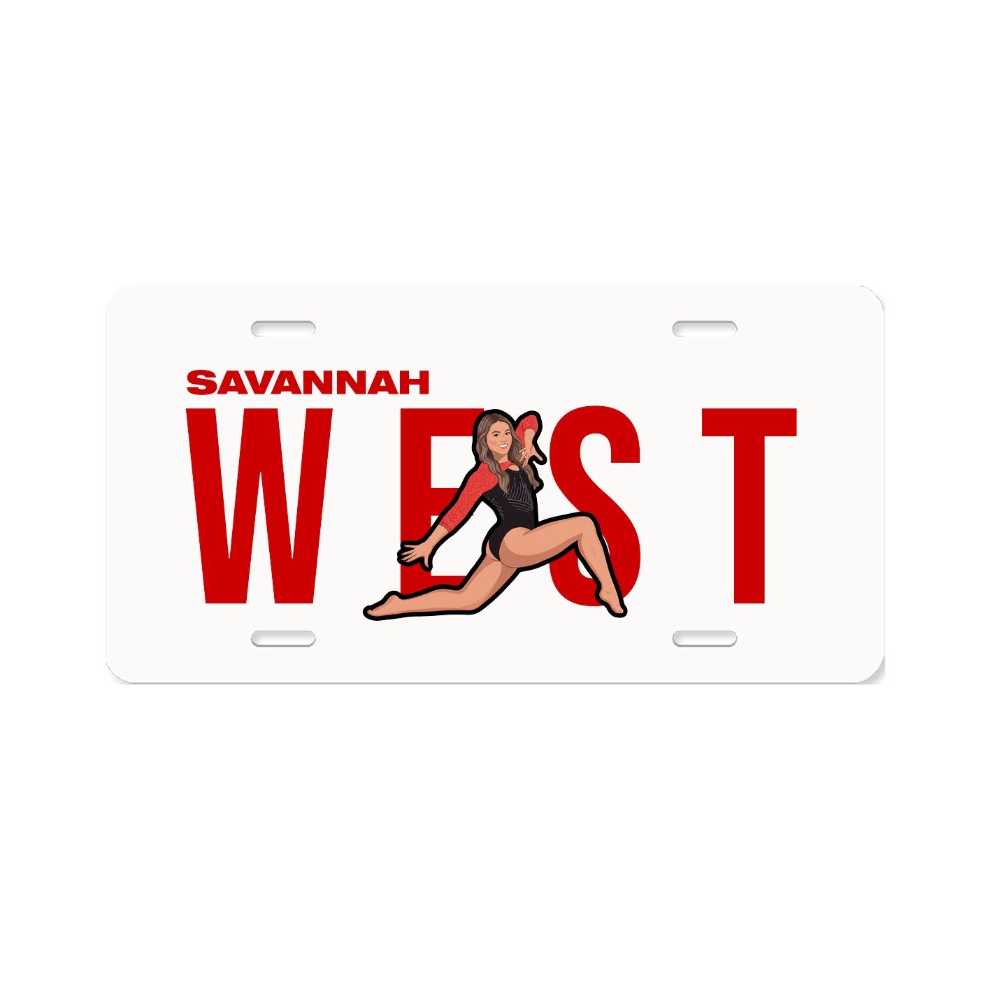 License Plate — Player Name in Classic