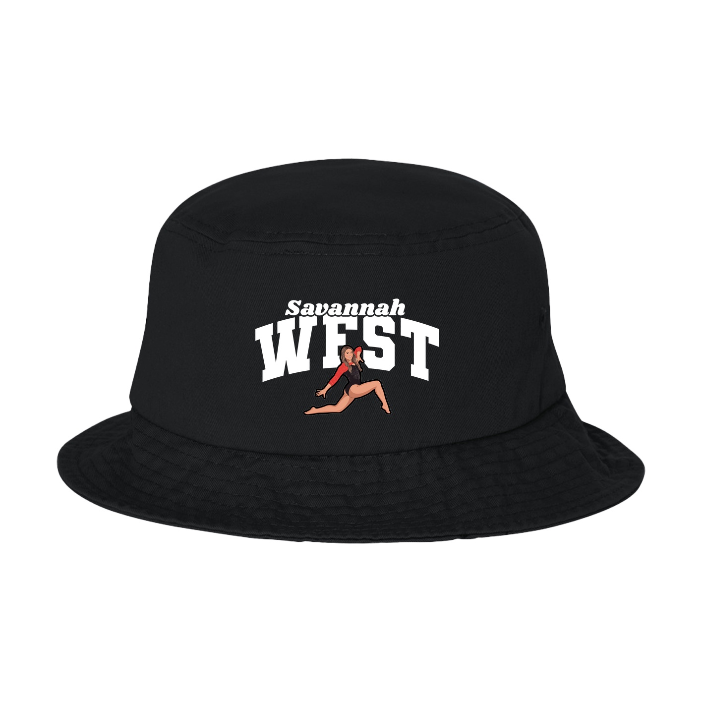 Bucket Cap — Signature Arch in Black