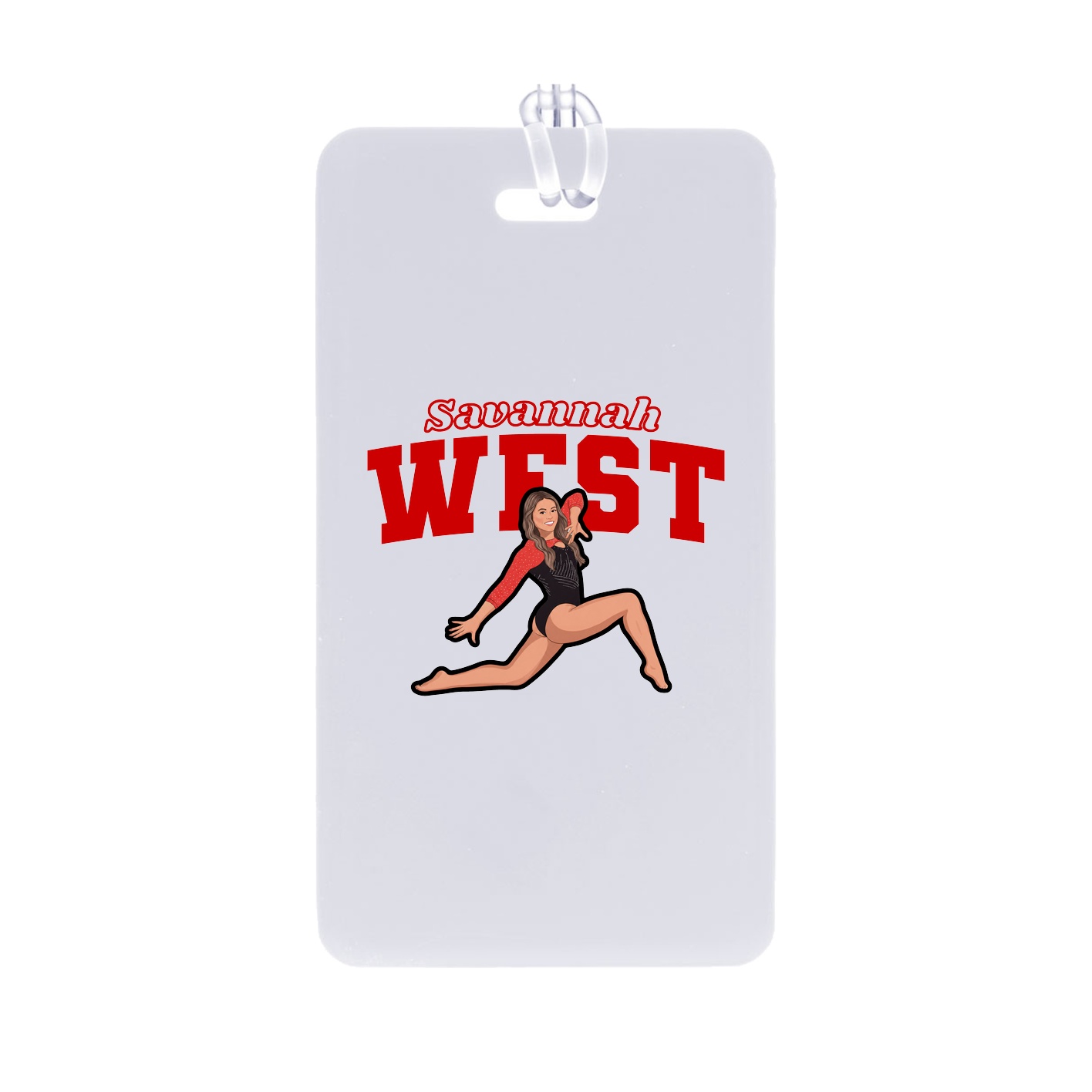 Bag Tag — Name Arch in Classic