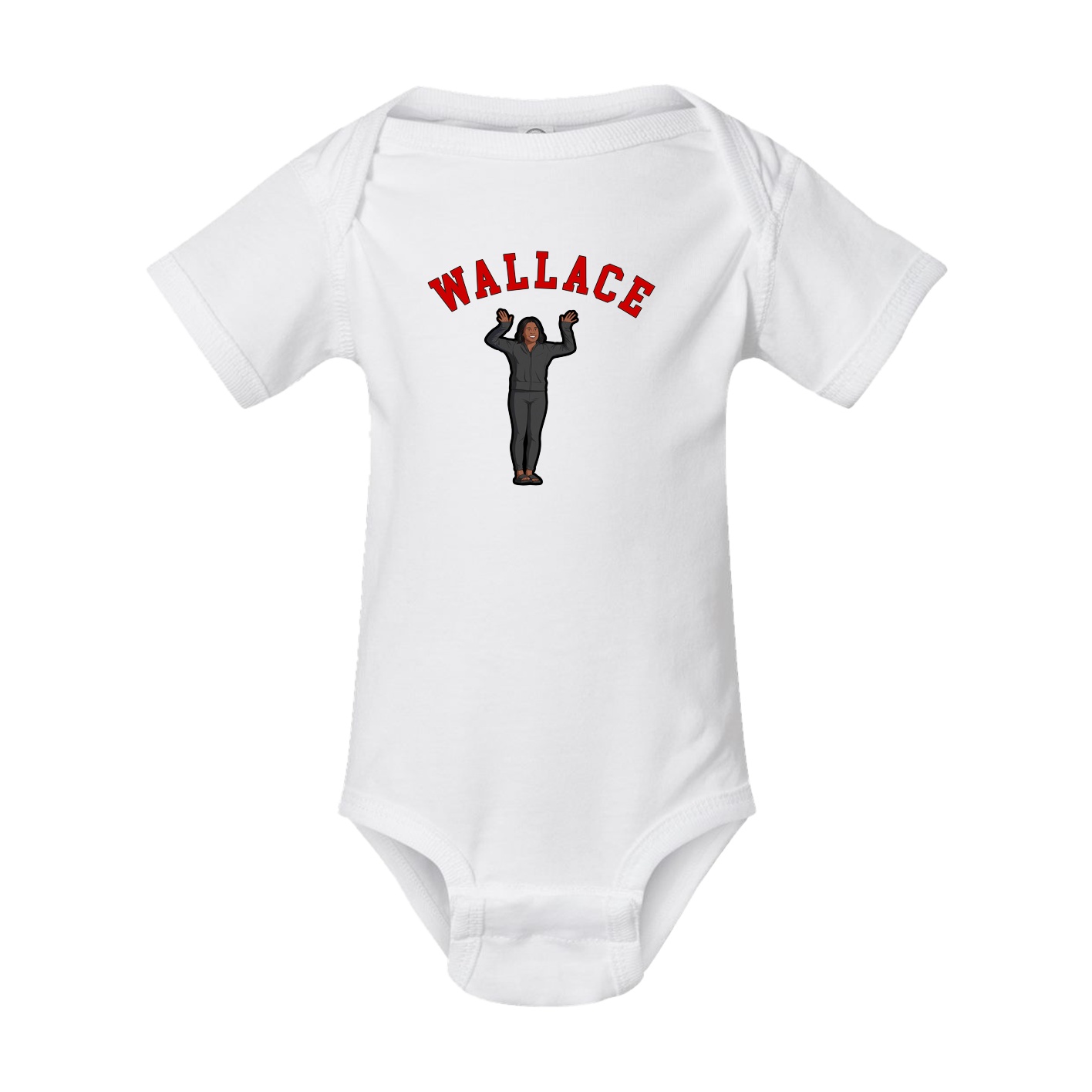 Baby Onesie — Shirsey Arch in White