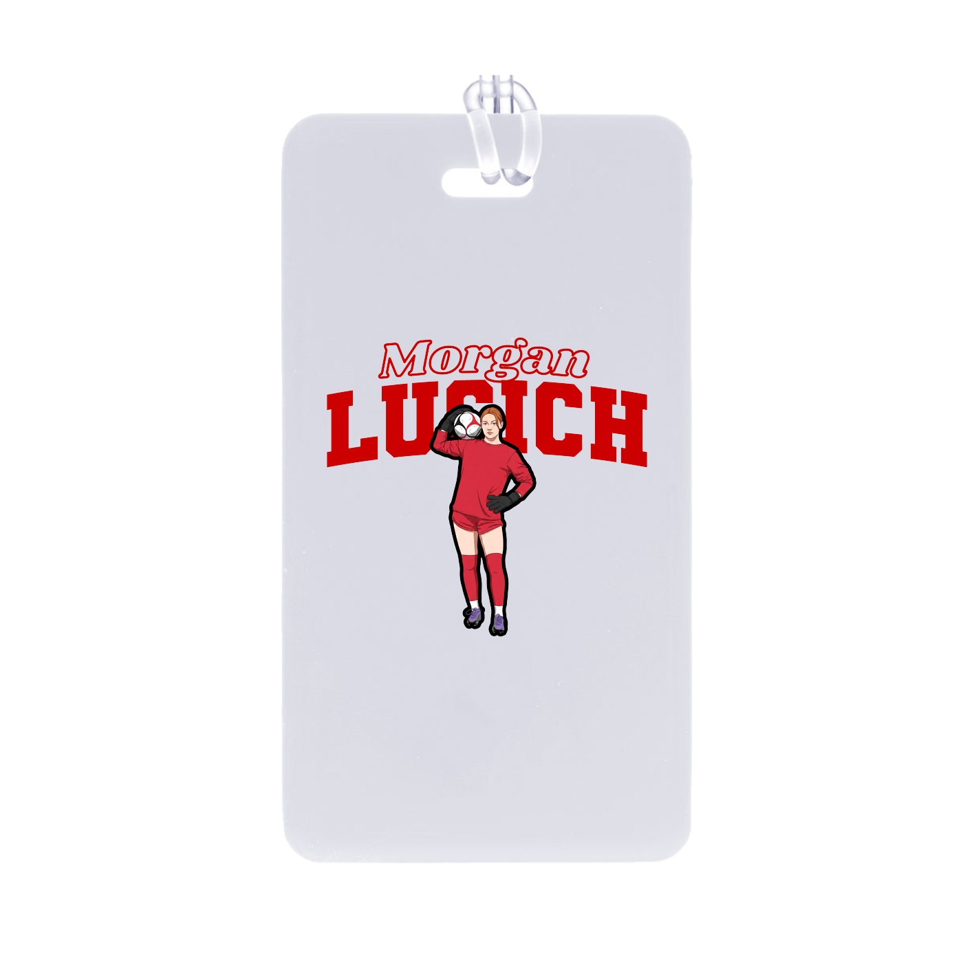 Bag Tag — Name Arch in Classic