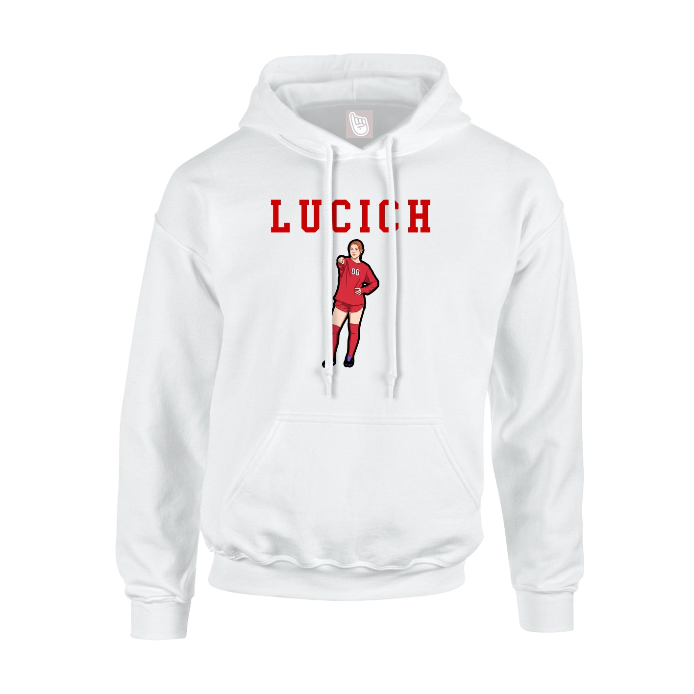Youth Hoodie — Shirsey in White