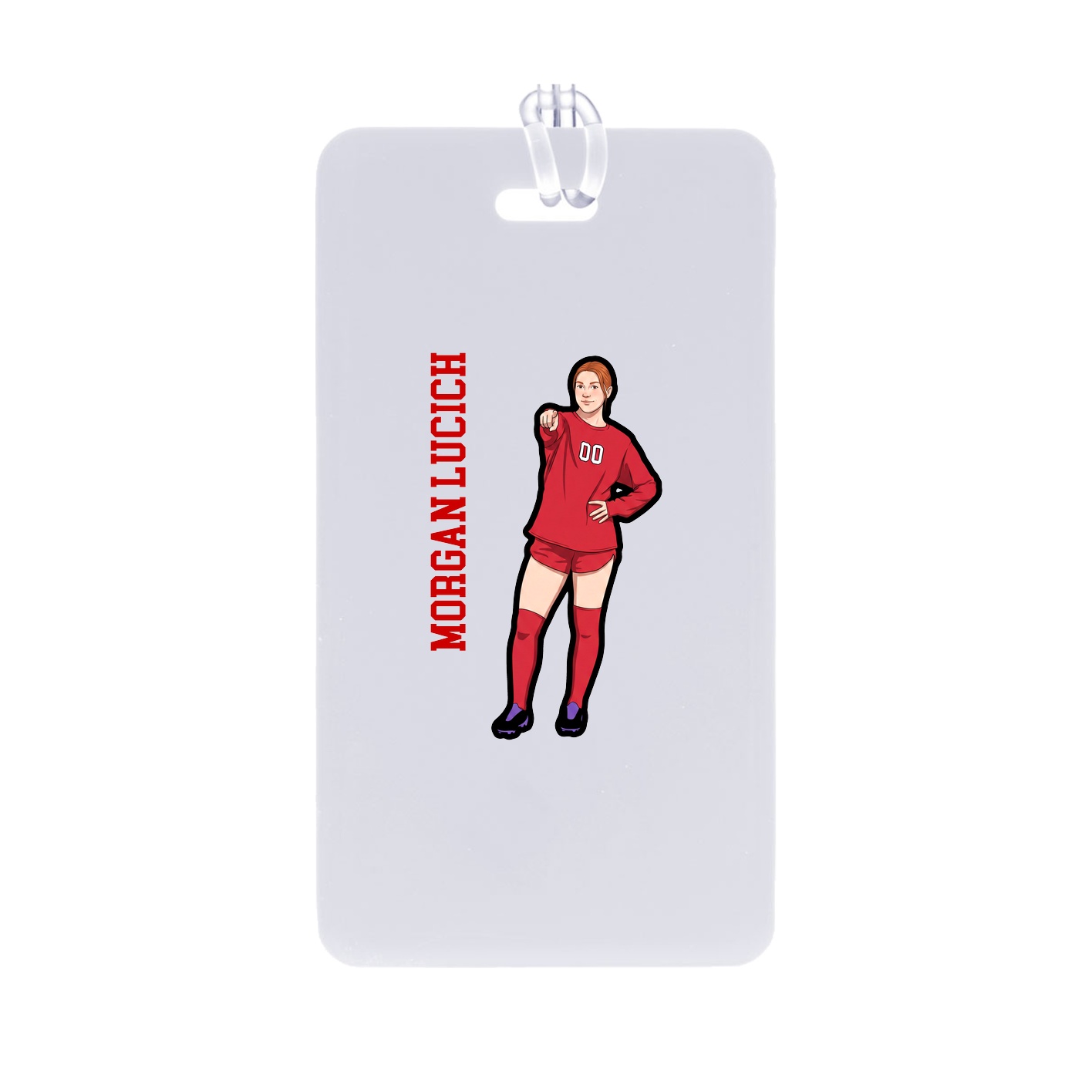 Bag Tag — Name Vertical in Classic