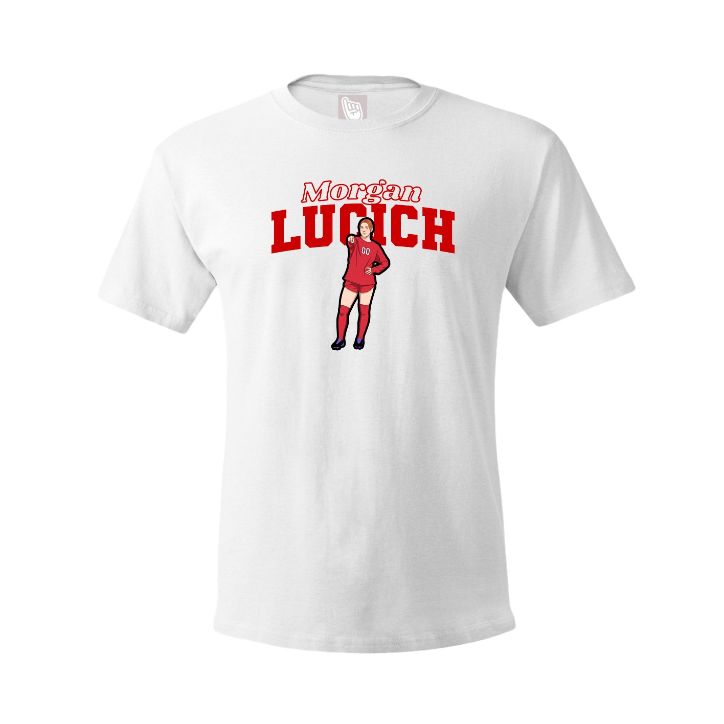 Tee — Name Arch in White