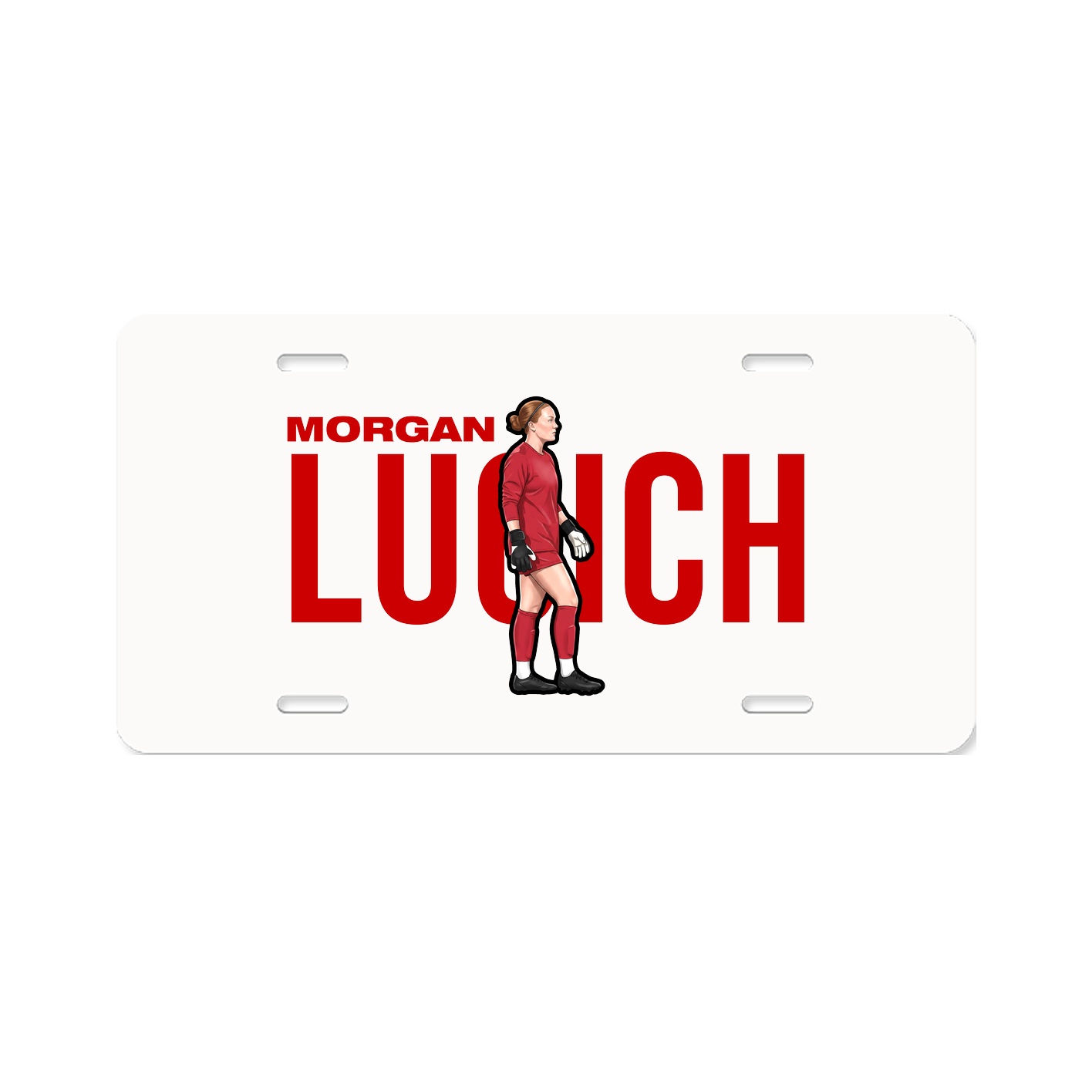 License Plate — Player Name in Classic