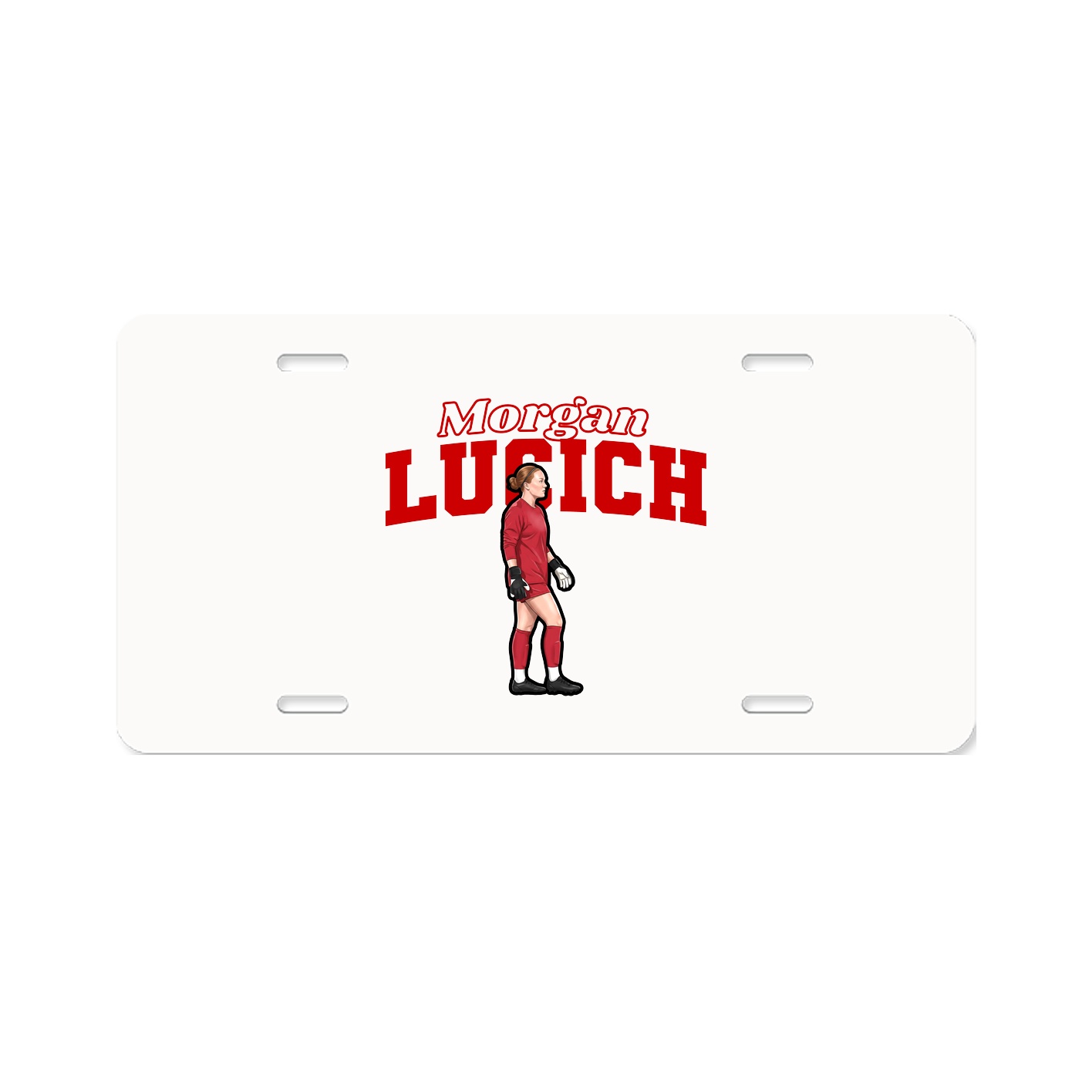 License Plate — Name Arch in Classic