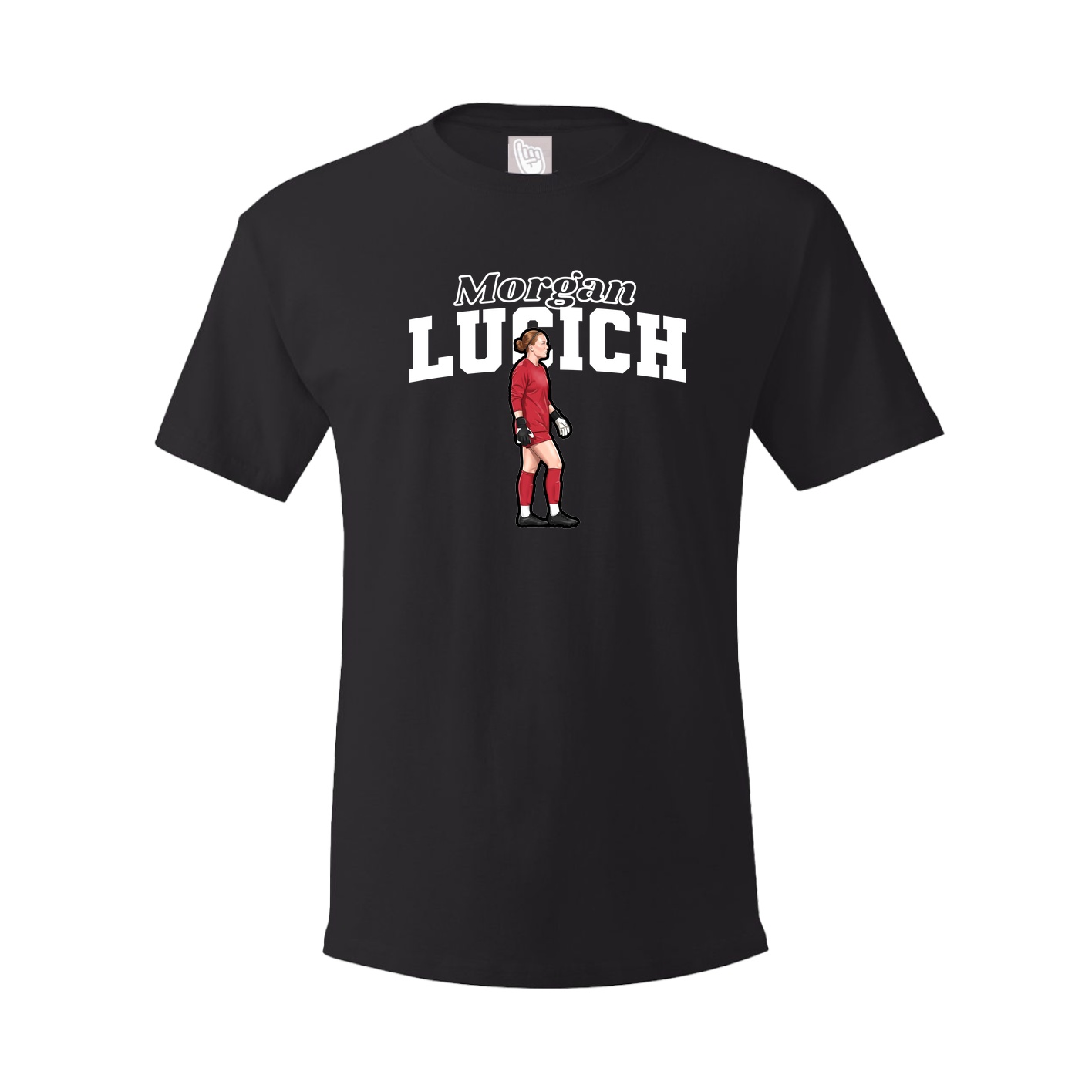 Youth Tee — Name Arch in Black