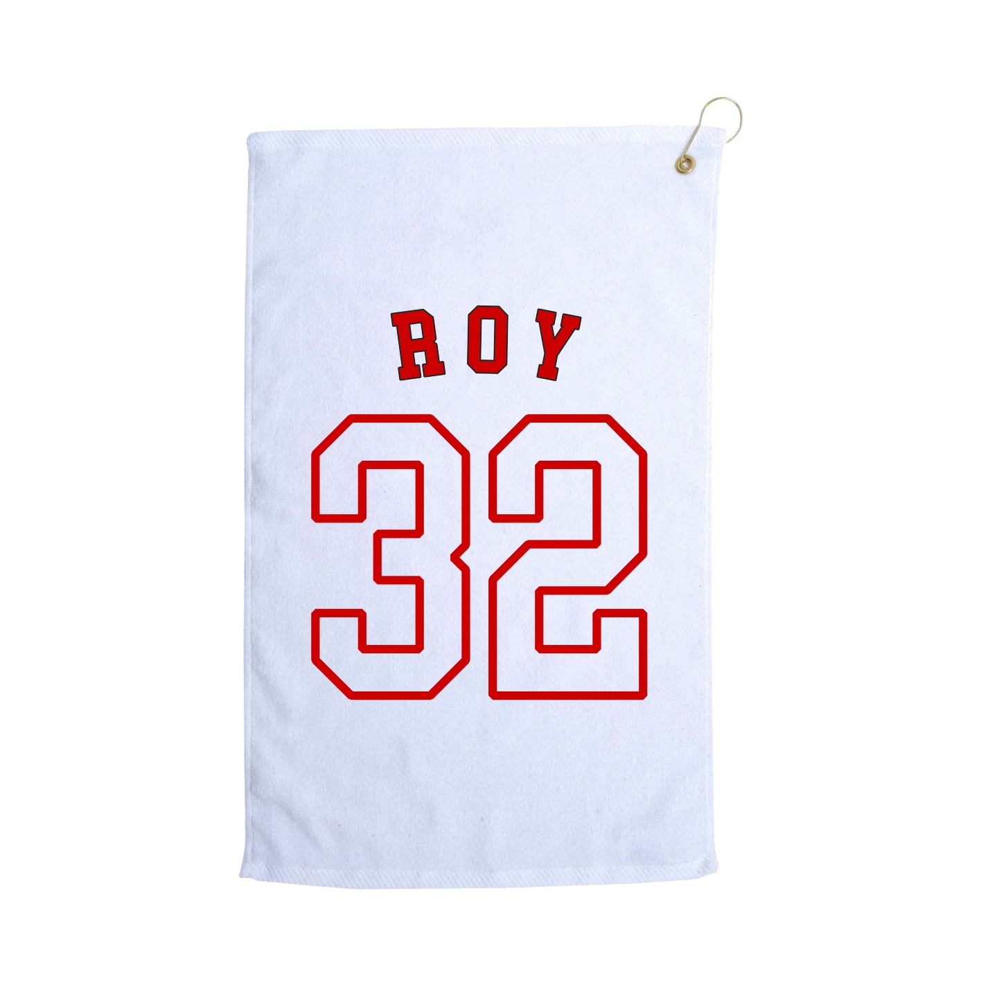 Golf Towel — Shirsey Arch in White