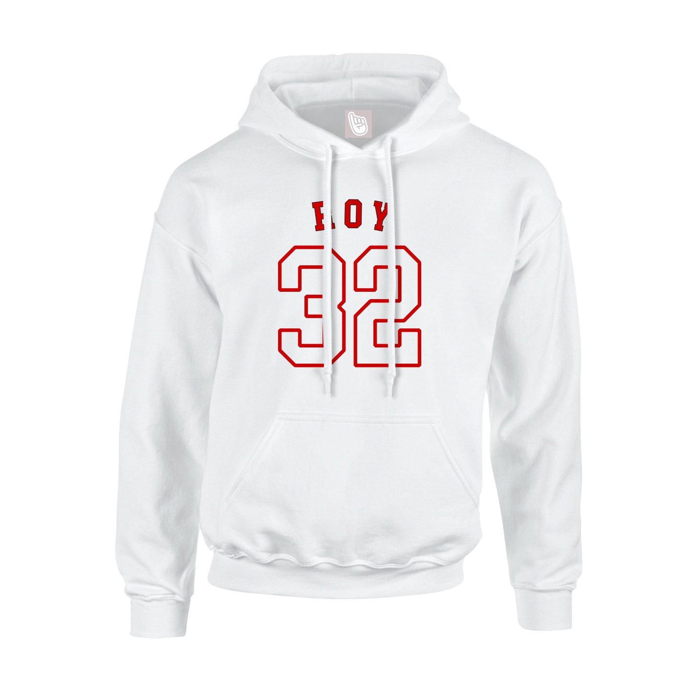 Hoodie — Shirsey Arch in White