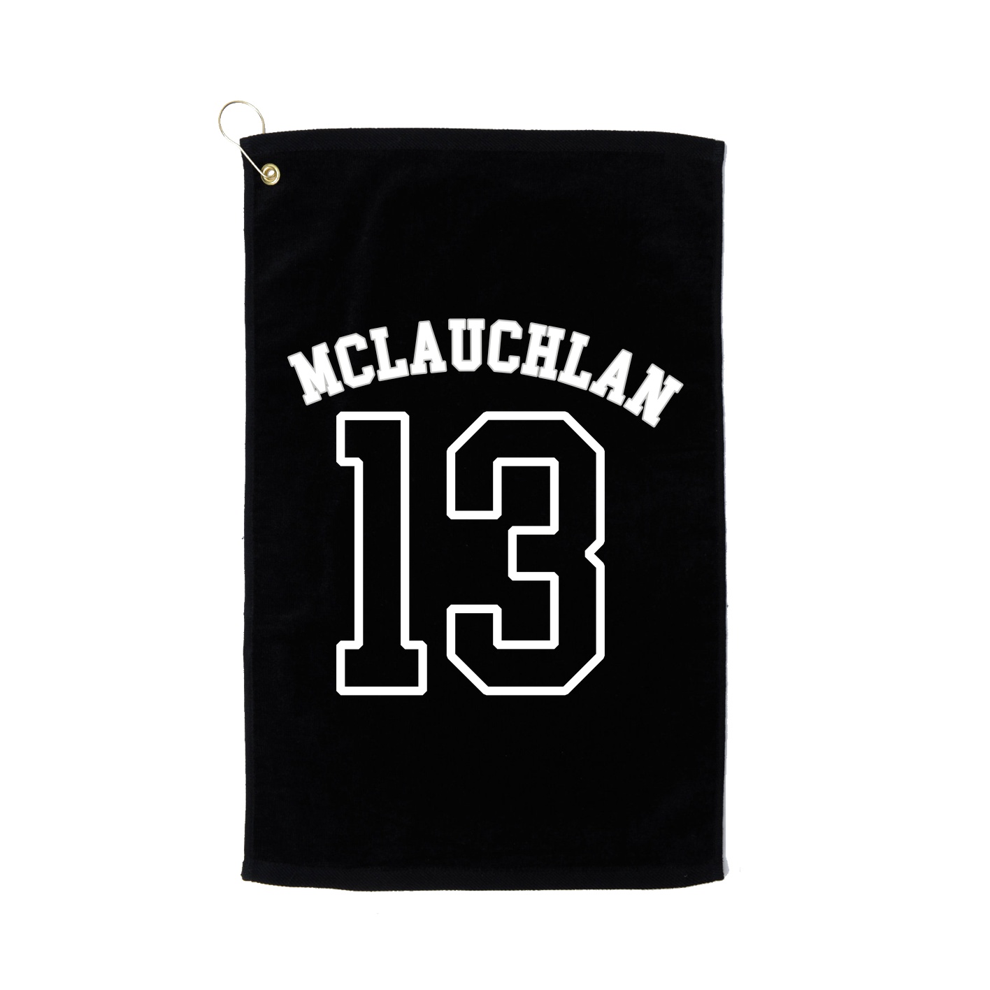 Golf Towel — Shirsey Arch in Black
