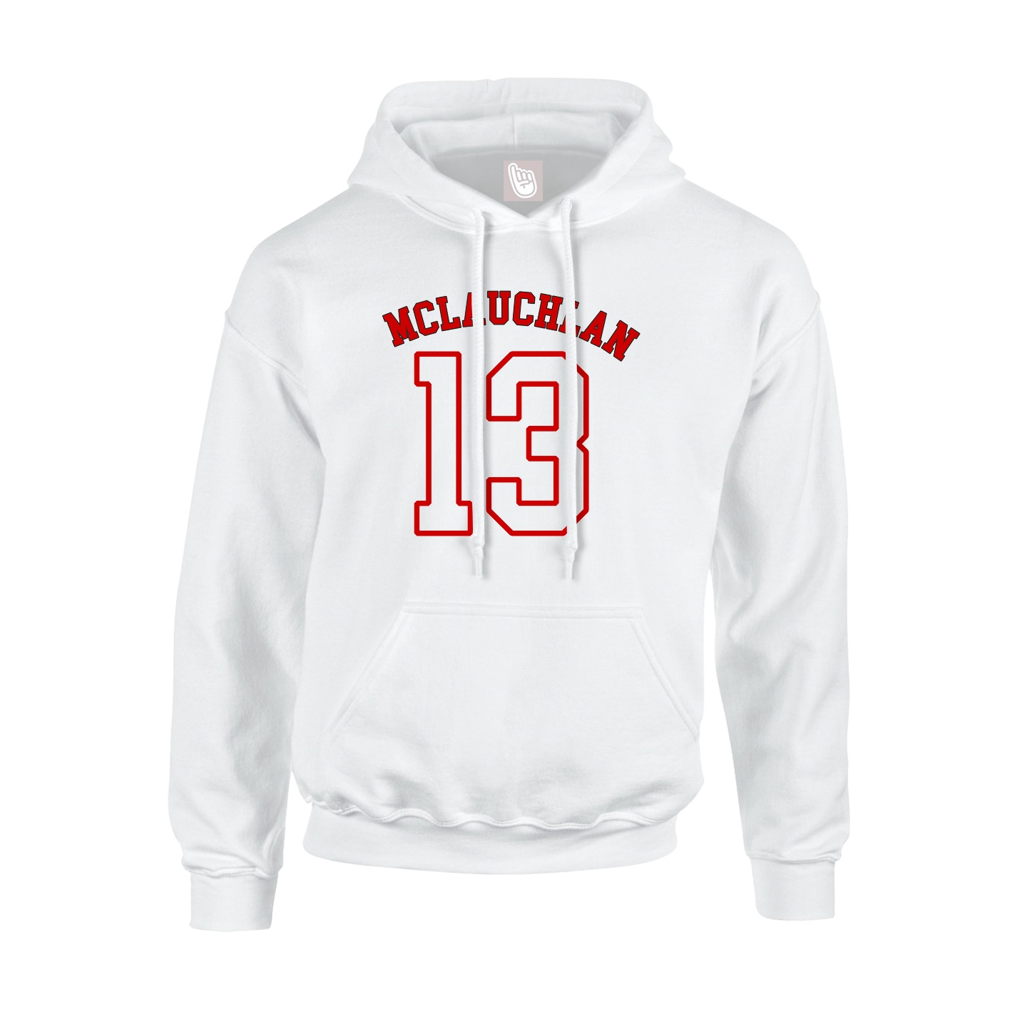 Hoodie — Shirsey Arch in White