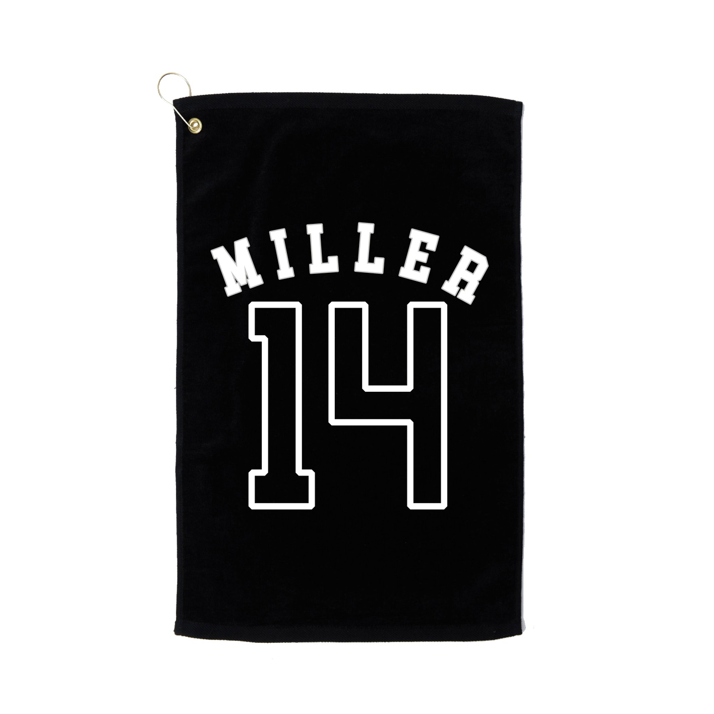 Golf Towel — Shirsey Arch in Black