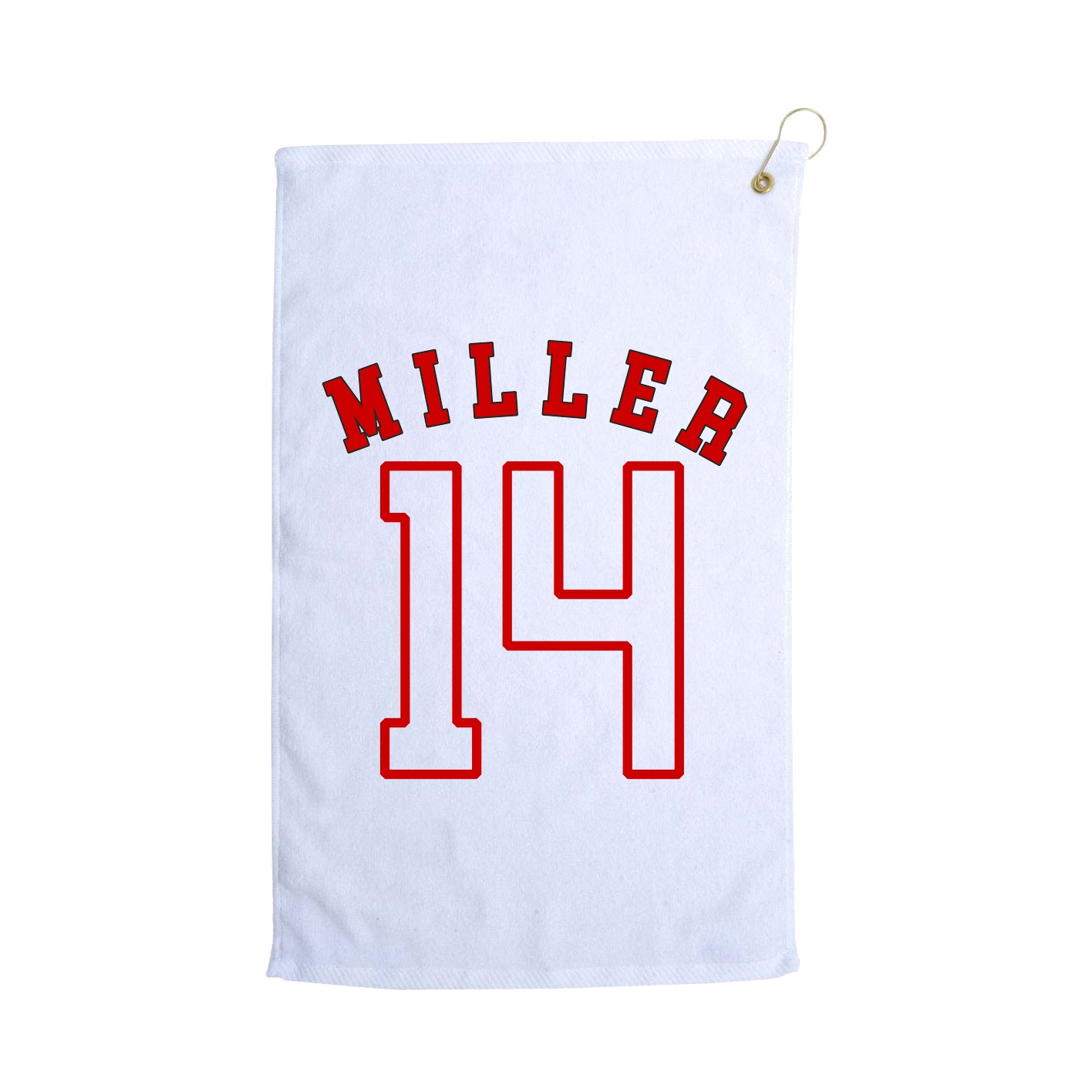 Golf Towel — Shirsey Arch in White
