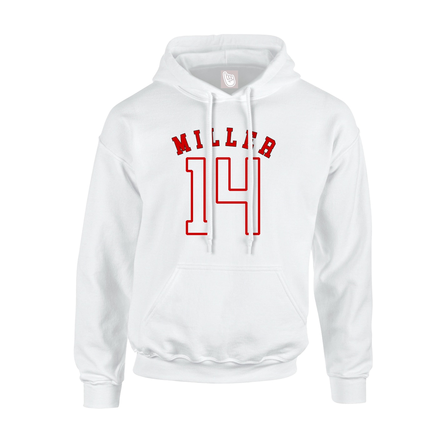 Youth Hoodie — Shirsey Arch in White