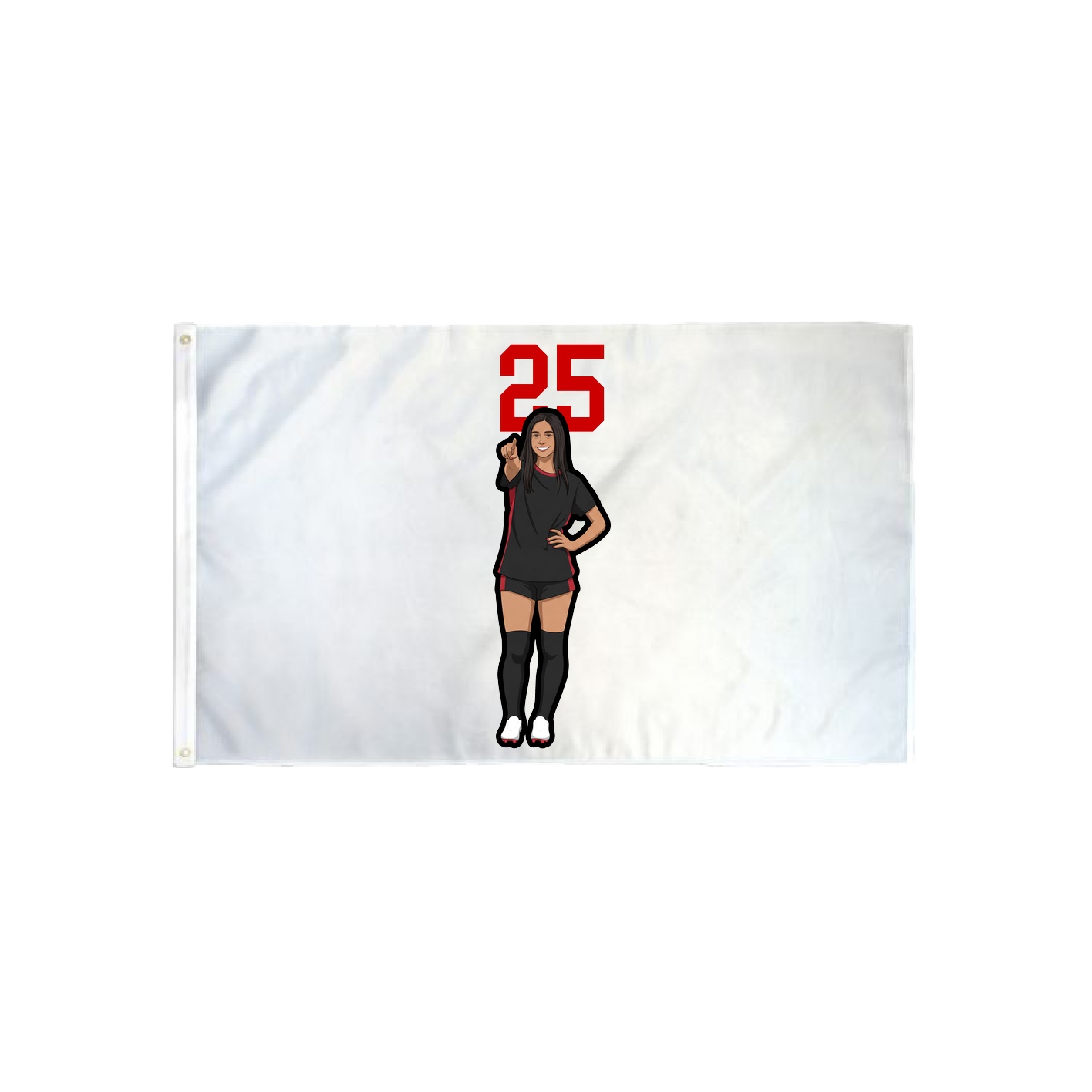 3x5 Flag — Number Top in Classic