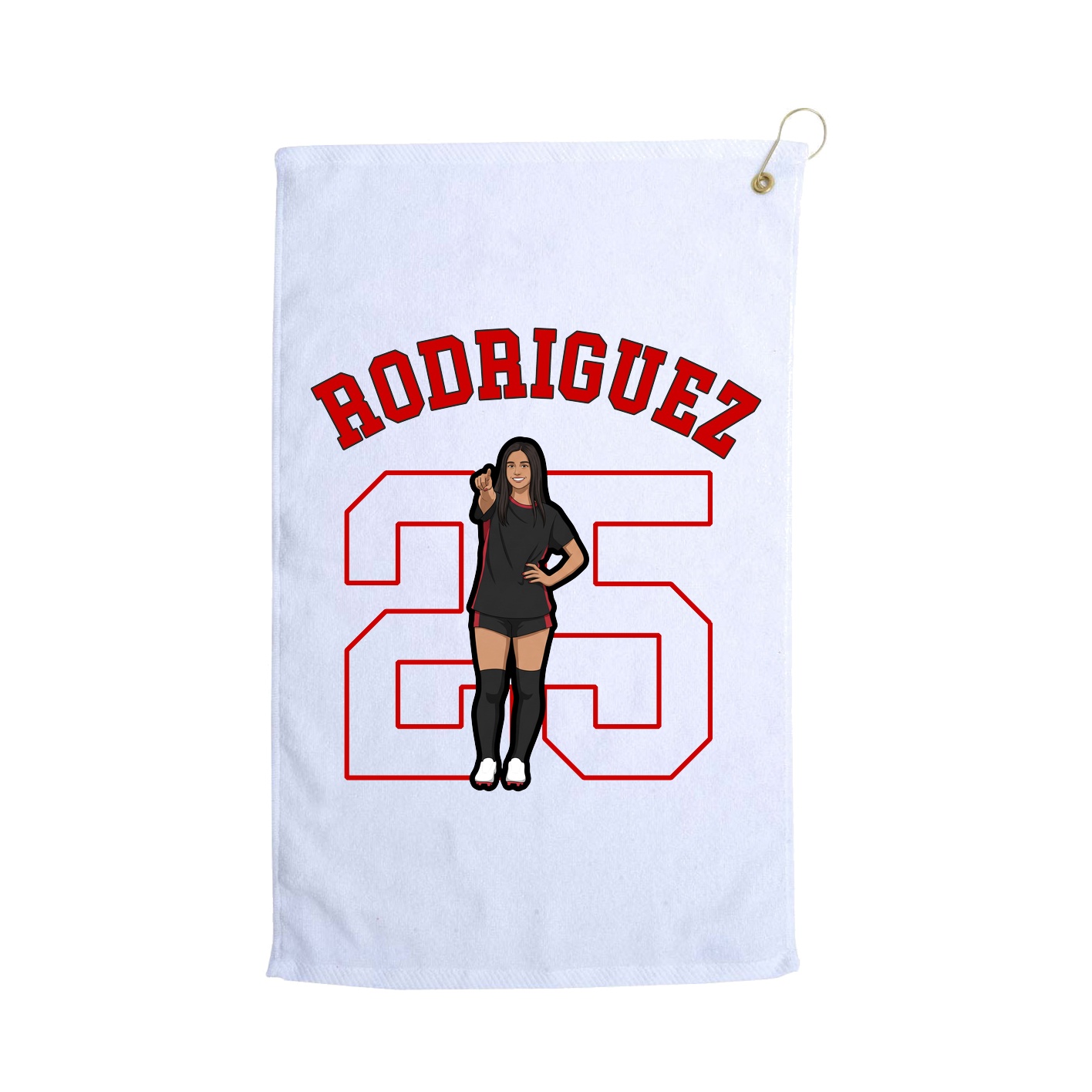 Golf Towel — Shirsey Arch in White