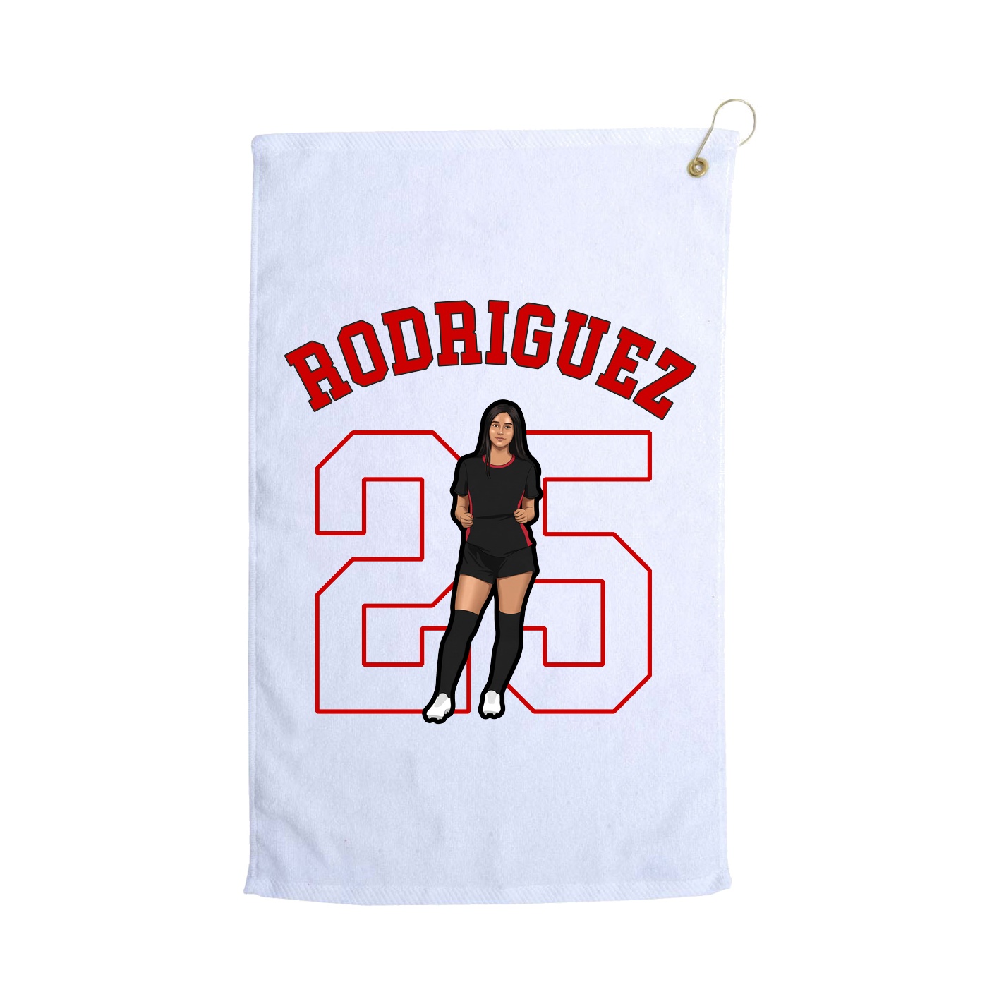 Golf Towel — Shirsey Arch in White