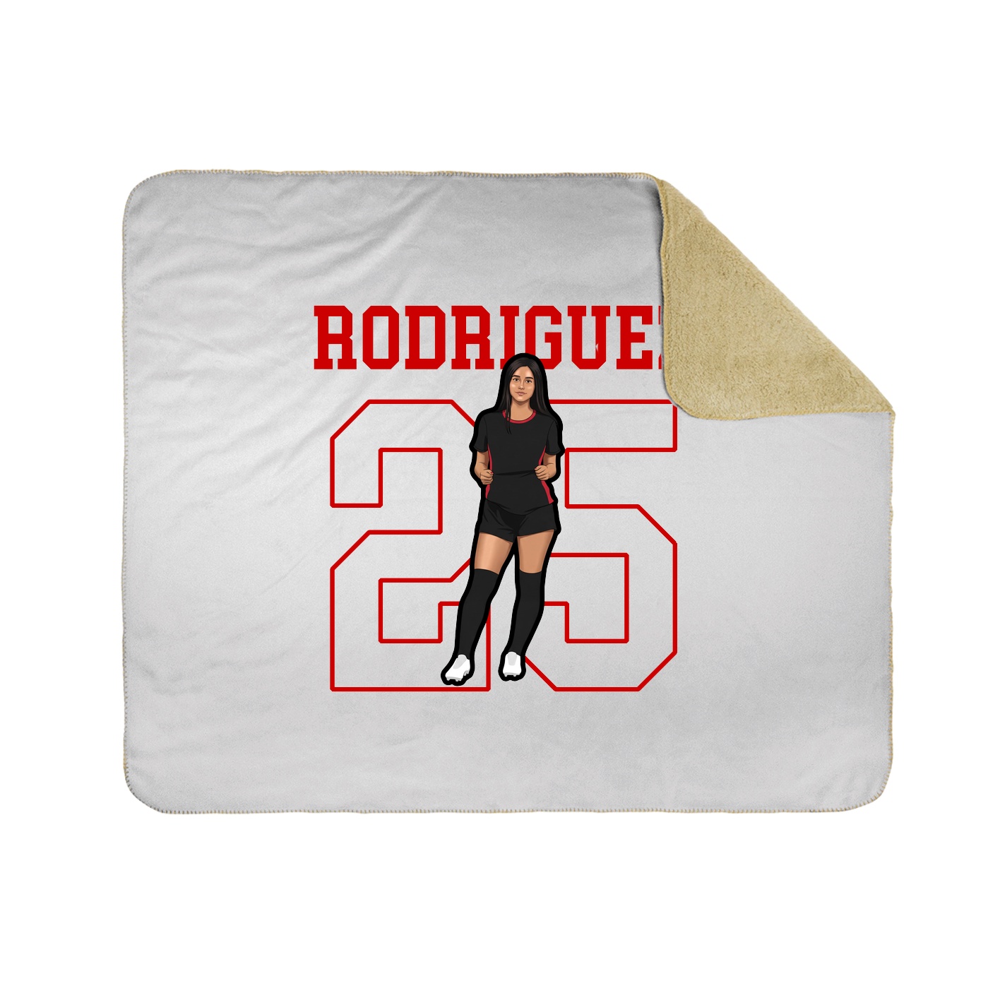Throw Blanket — Shirsey in White