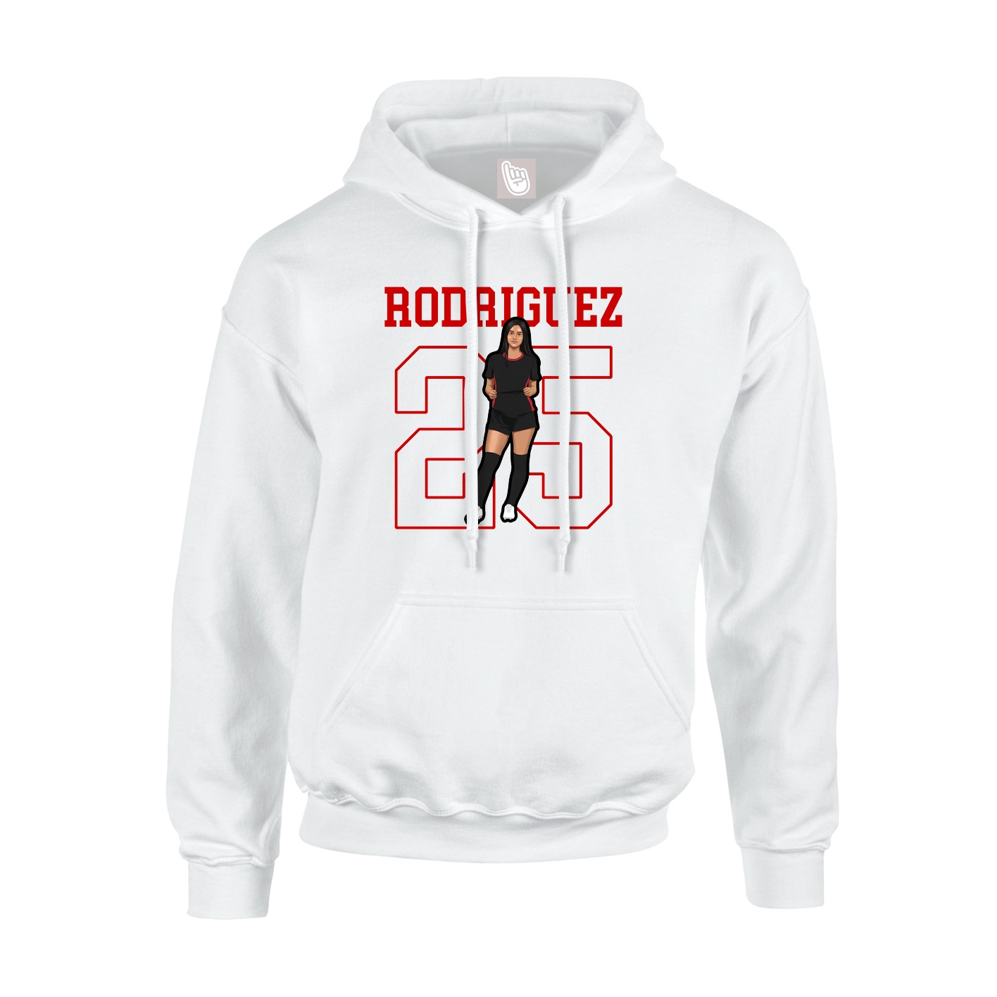 Youth Hoodie — Shirsey in White