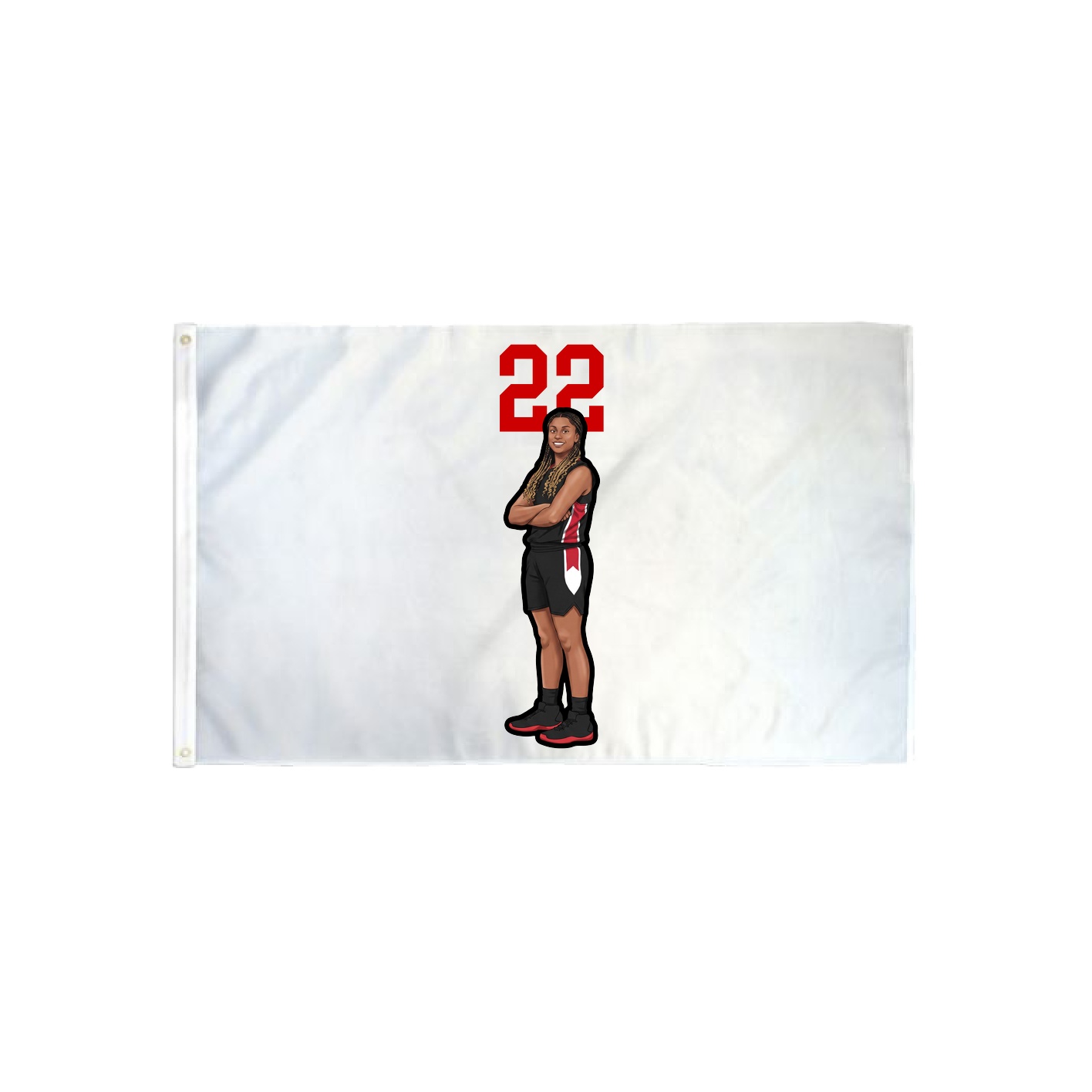 3x5 Flag — Number Top in Classic