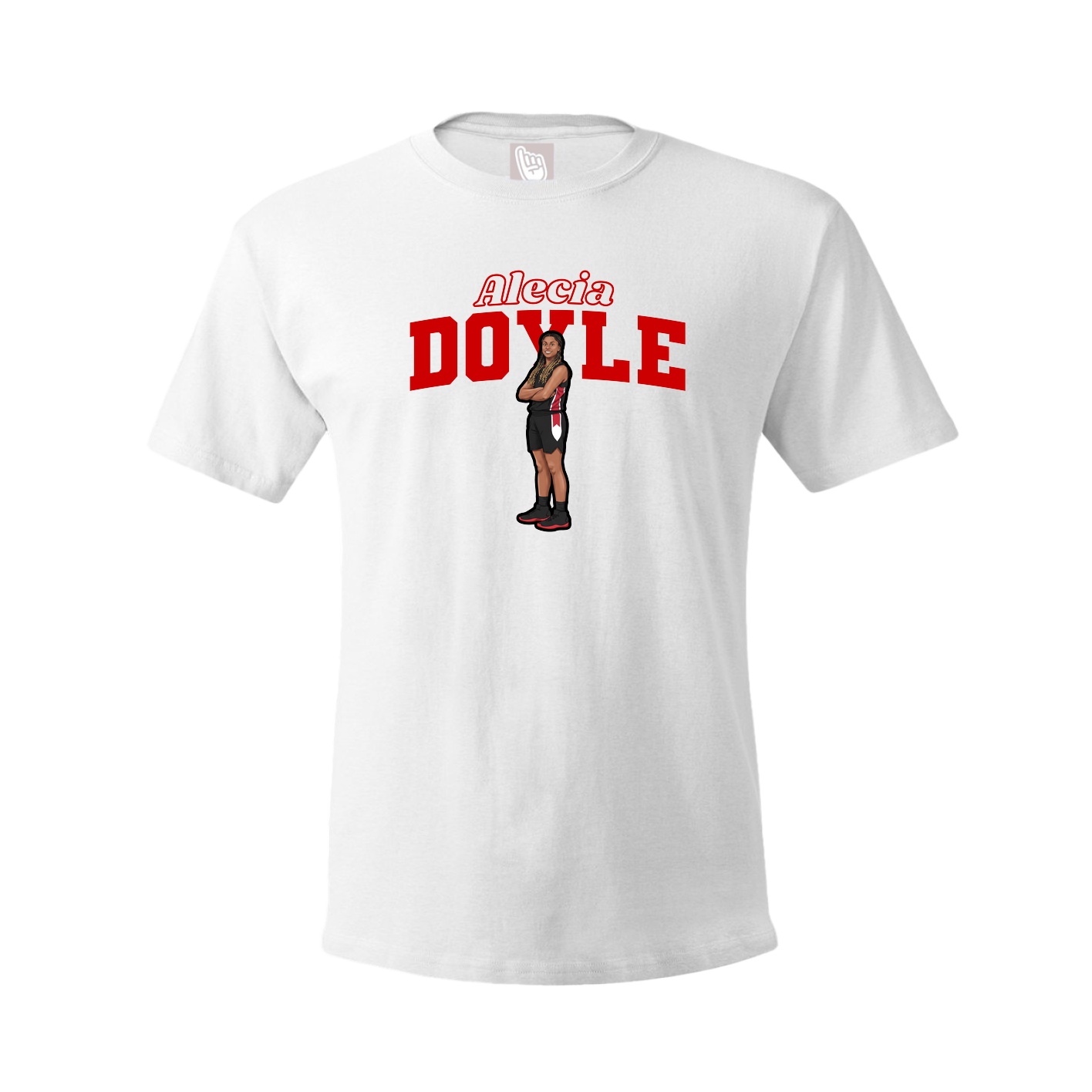 Tee — Name Arch in White