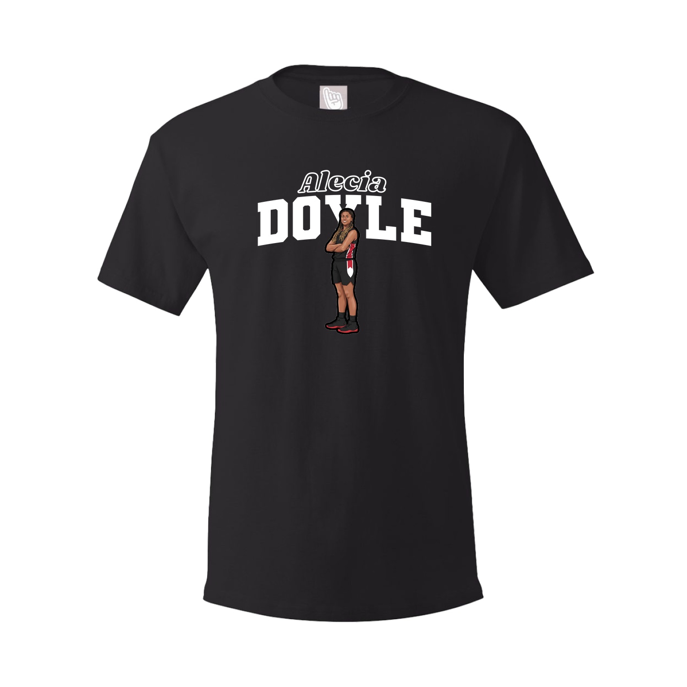 Youth Tee — Name Arch in Black