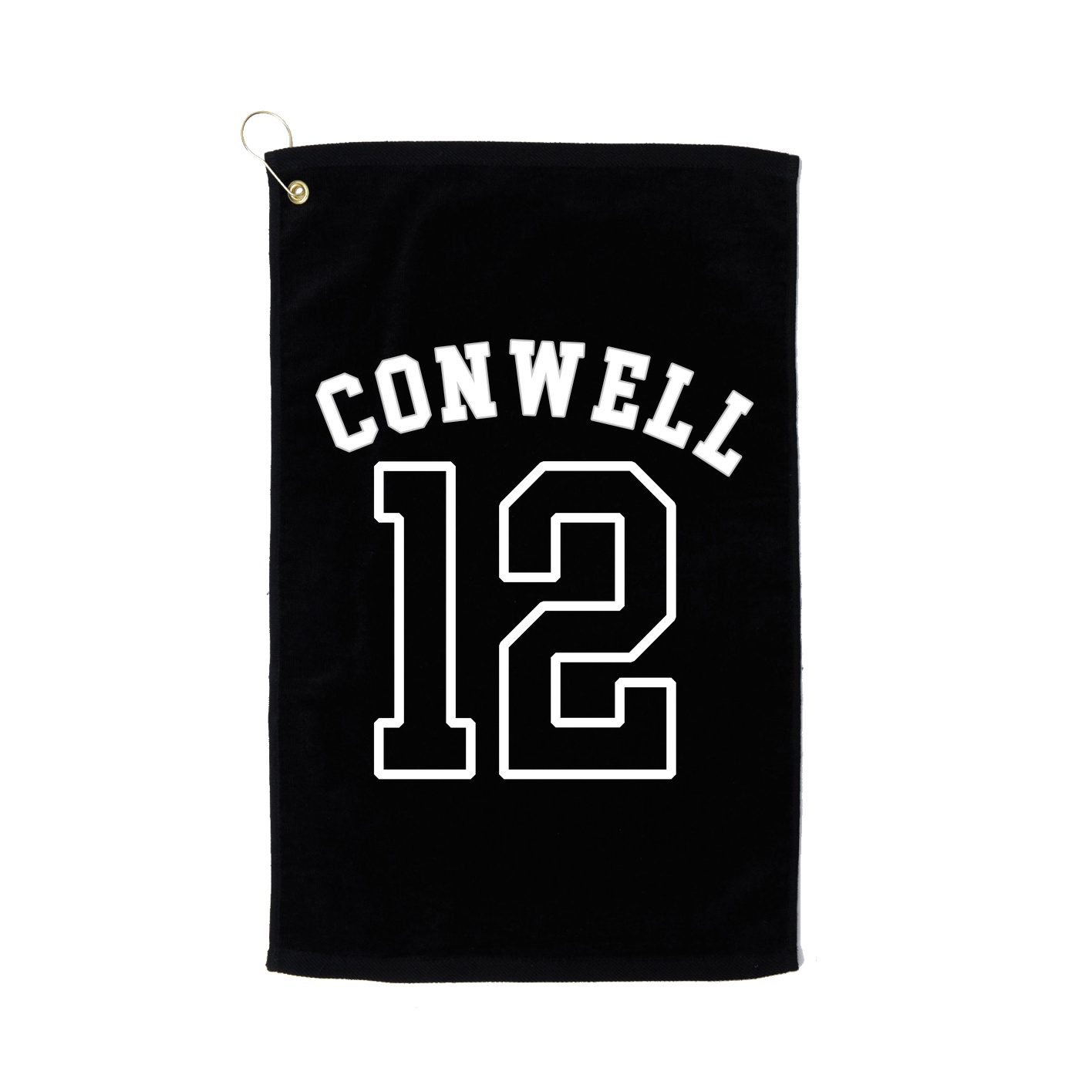 Golf Towel — Shirsey Arch in Black