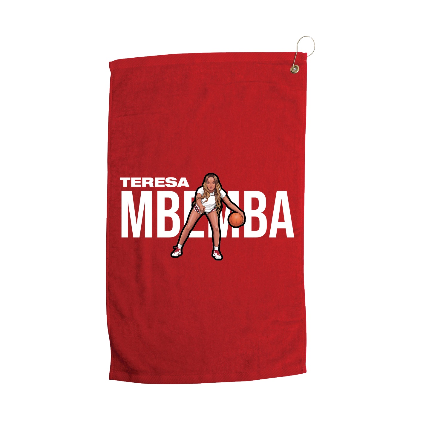 Golf Towel — Player Name in Red