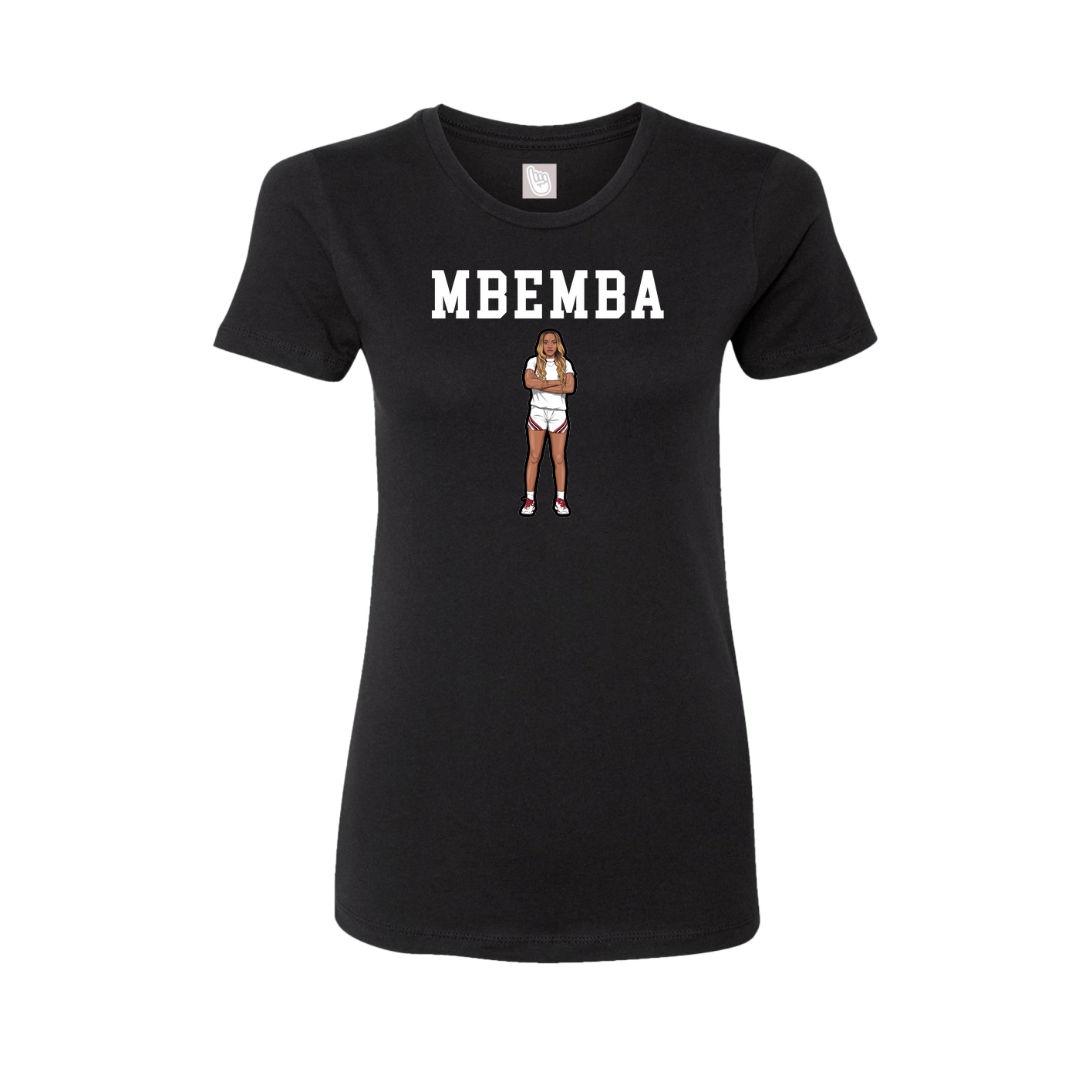 Fitted Women's Tee — Shirsey in Black