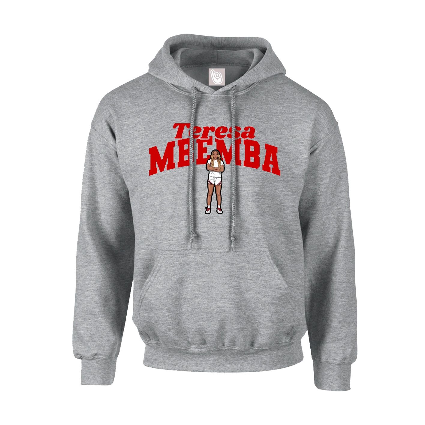 Youth Hoodie — Signature Arch in Grey