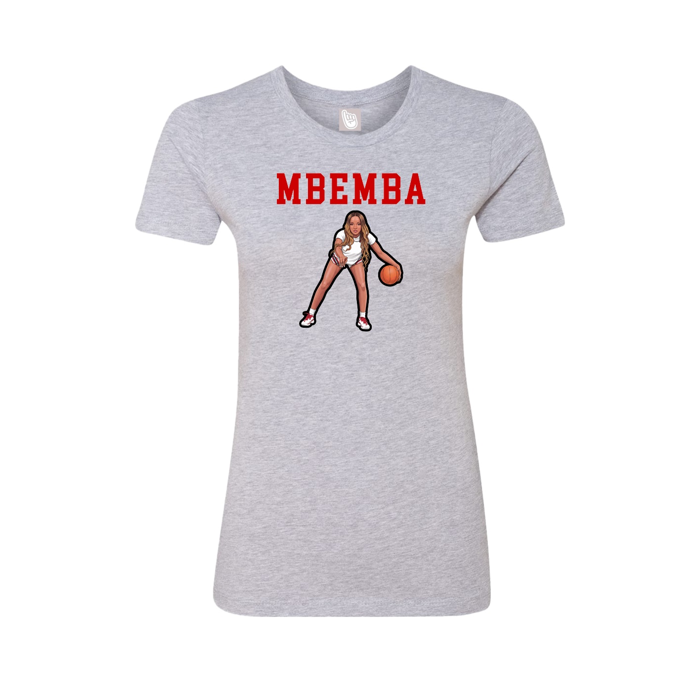 Fitted Women's Tee — Shirsey in Grey