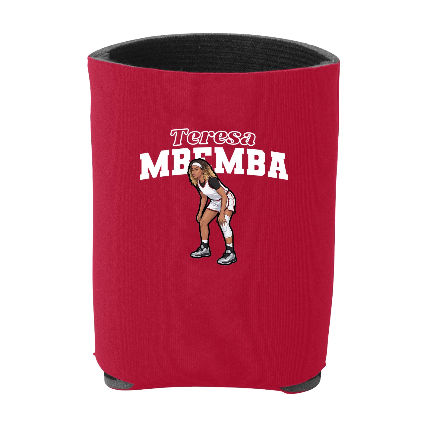 Can Holder — Name Arch in Red