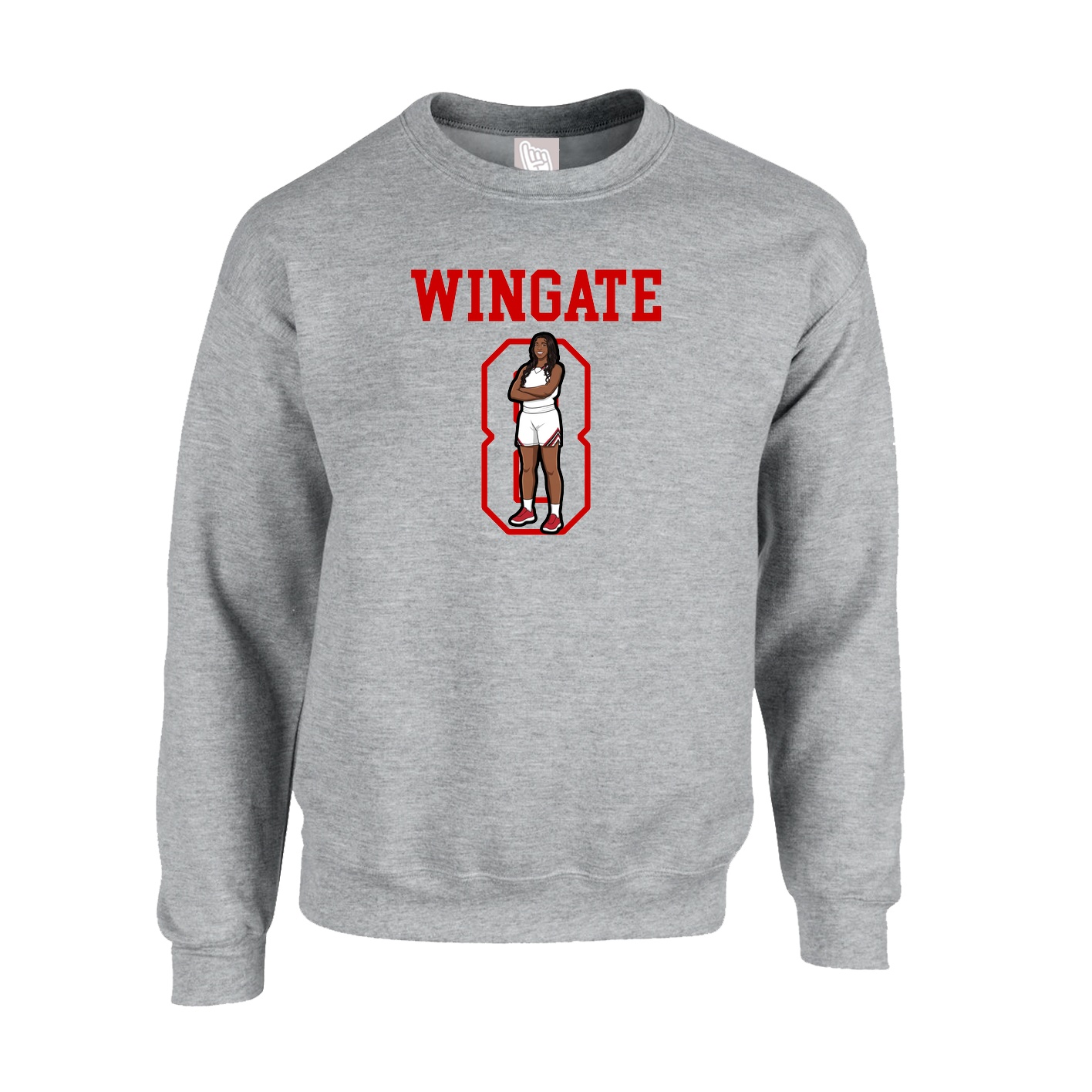Fleece Crew — Shirsey in Grey