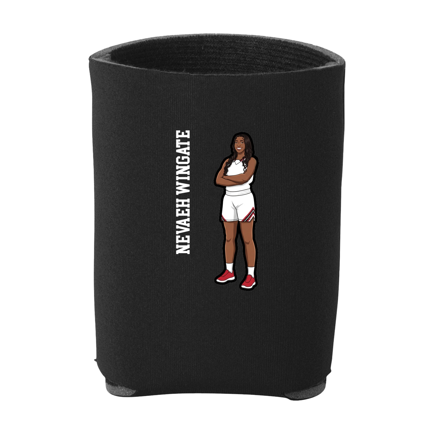Can Holder — Name Vertical in Black