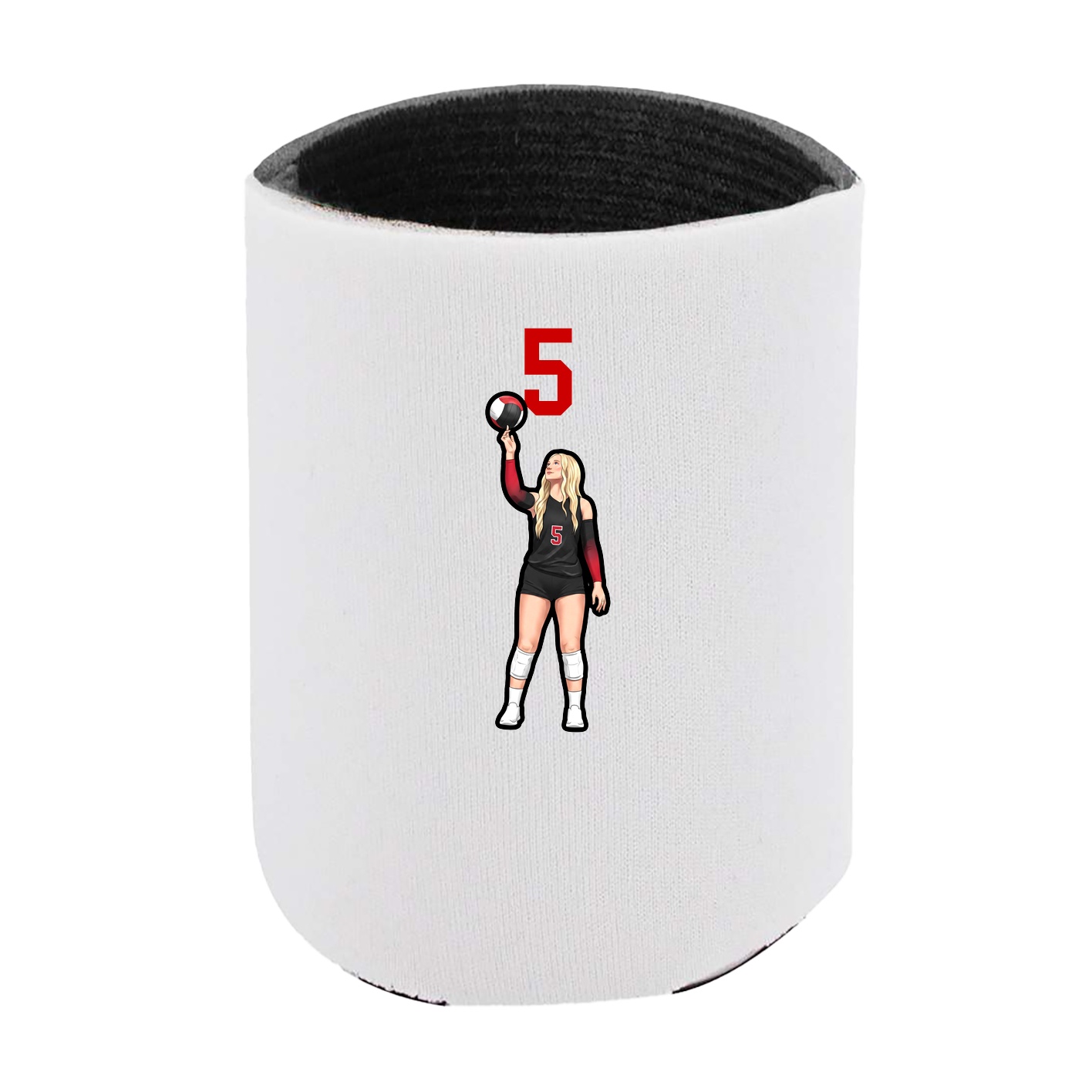 Can Holder — Number Top in White