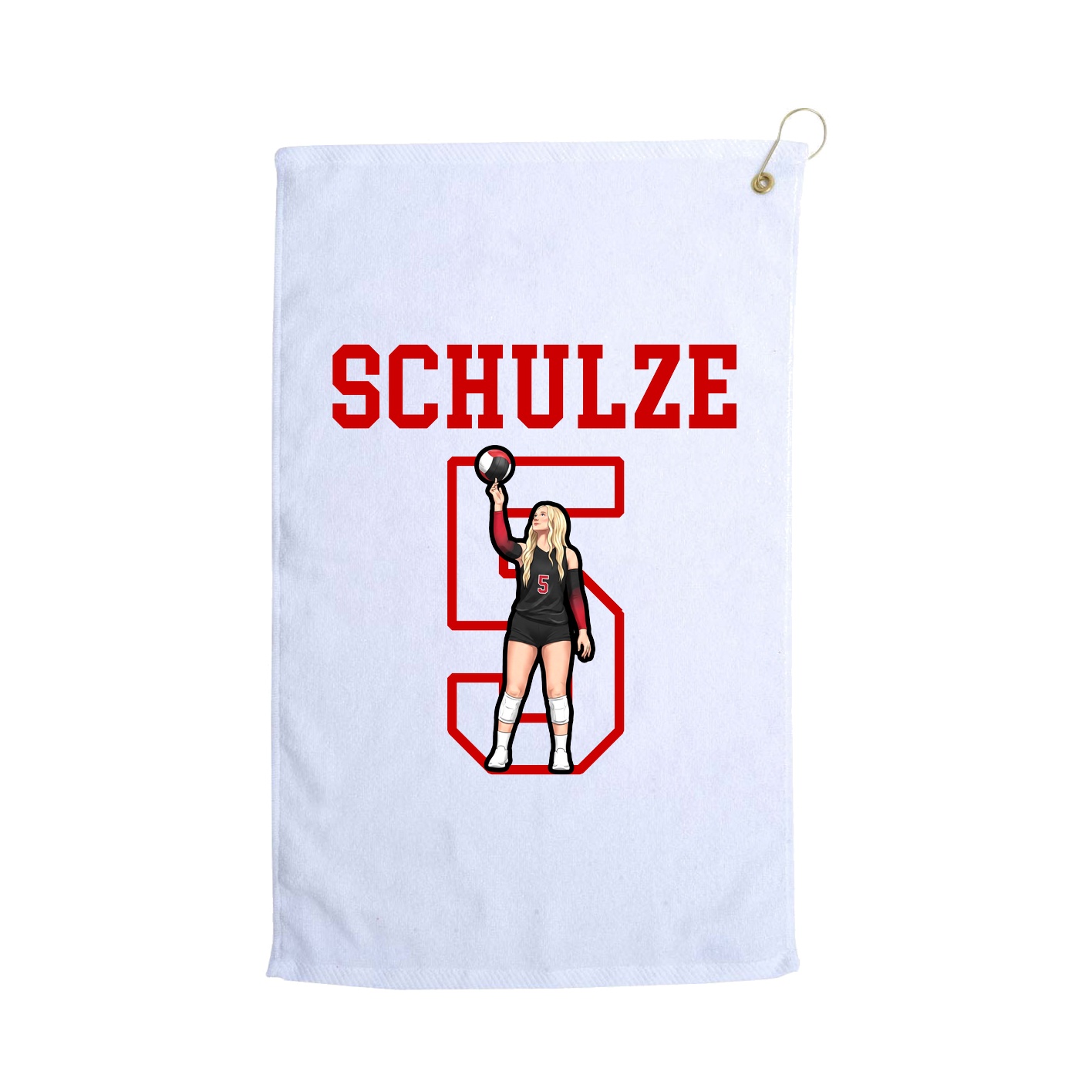 Golf Towel — Shirsey in White