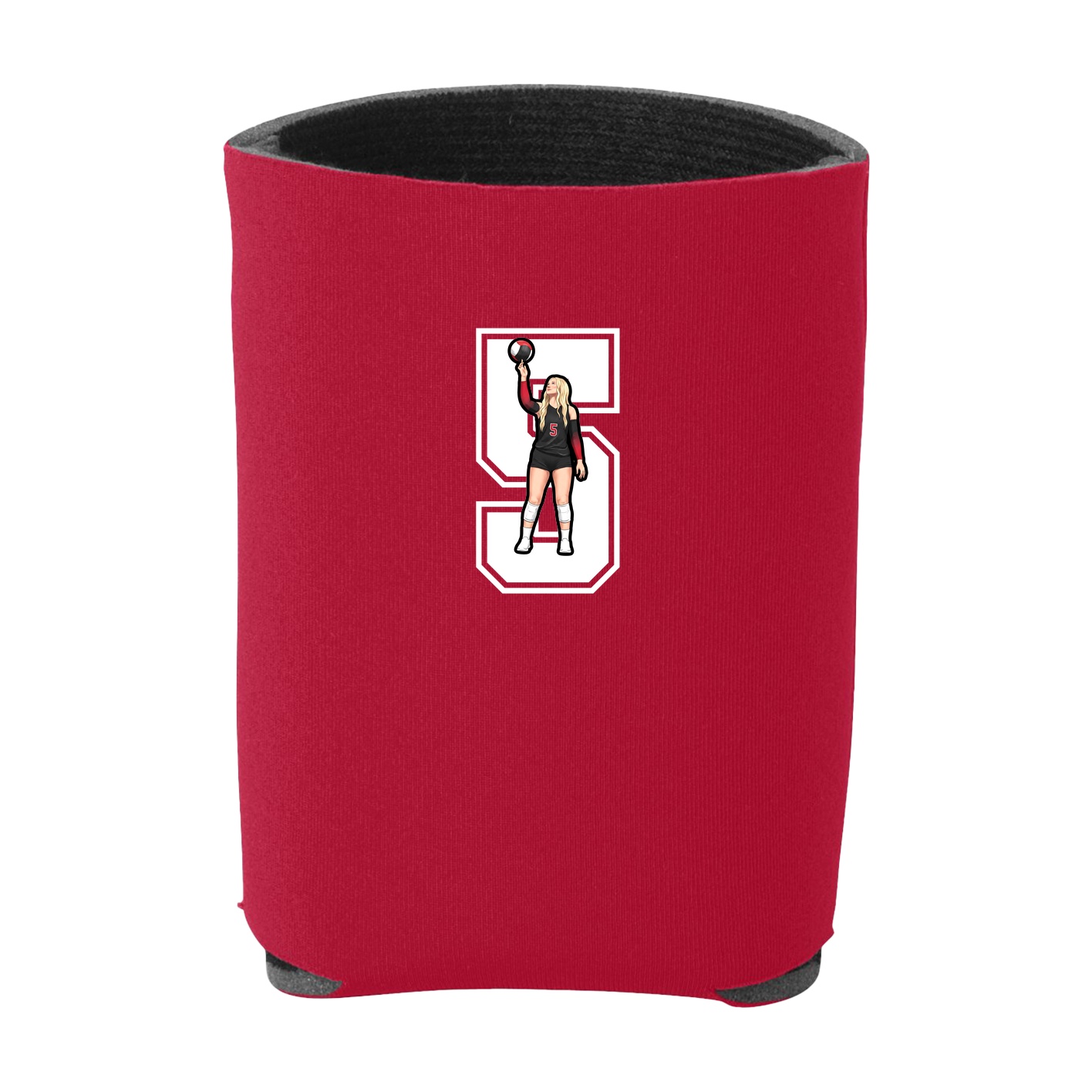 Can Holder — Number in Red
