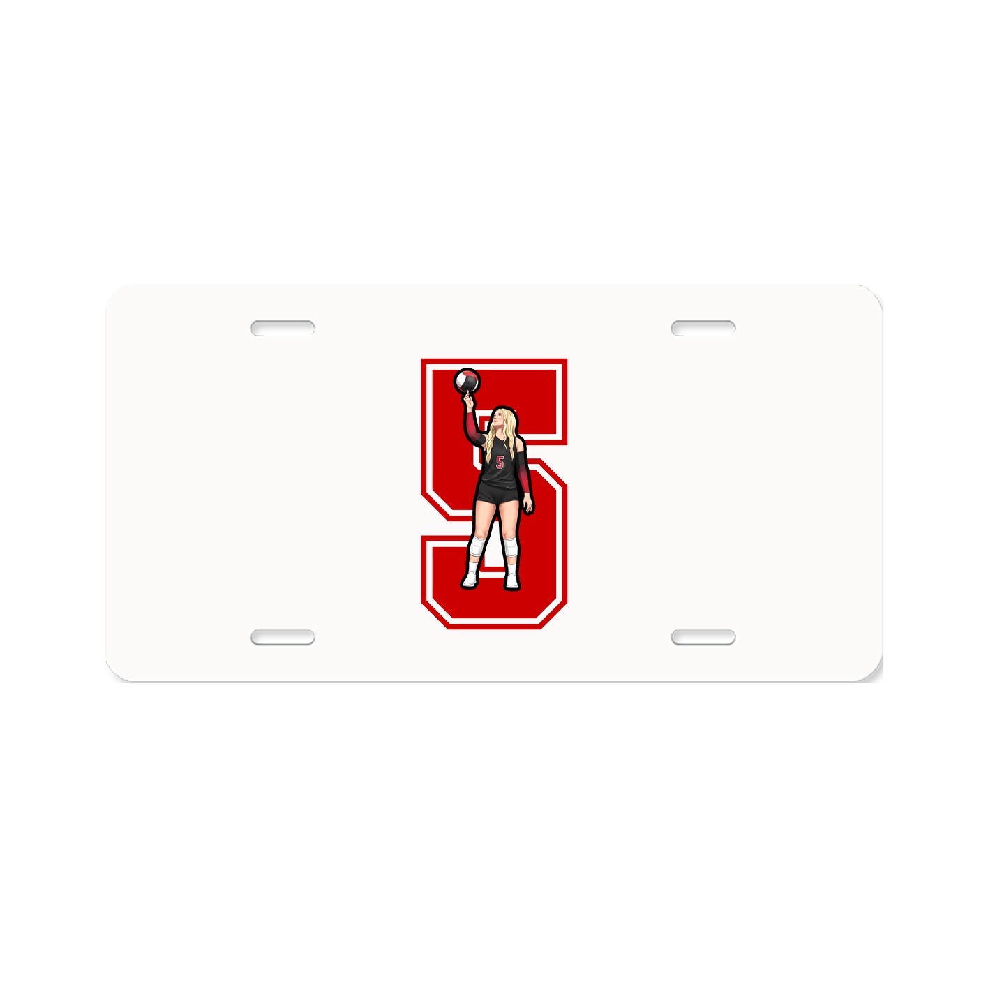 License Plate — Number in Classic