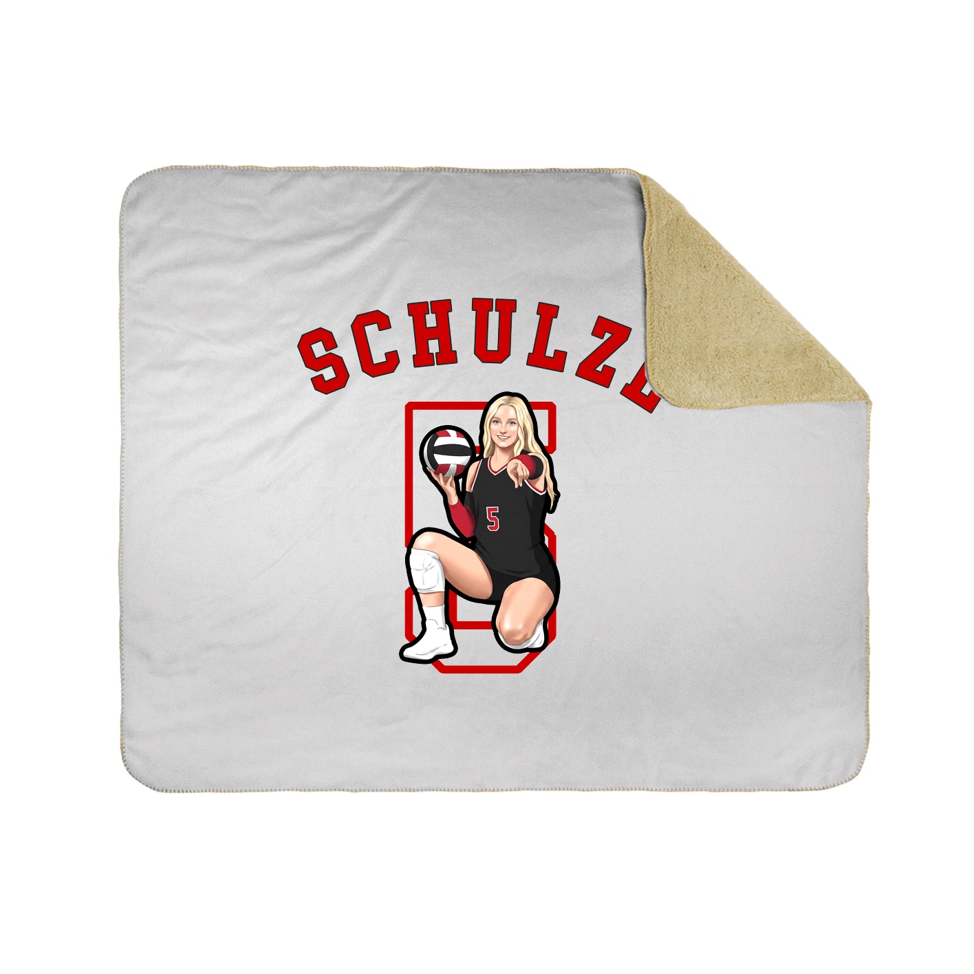 Throw Blanket — Shirsey Arch in White