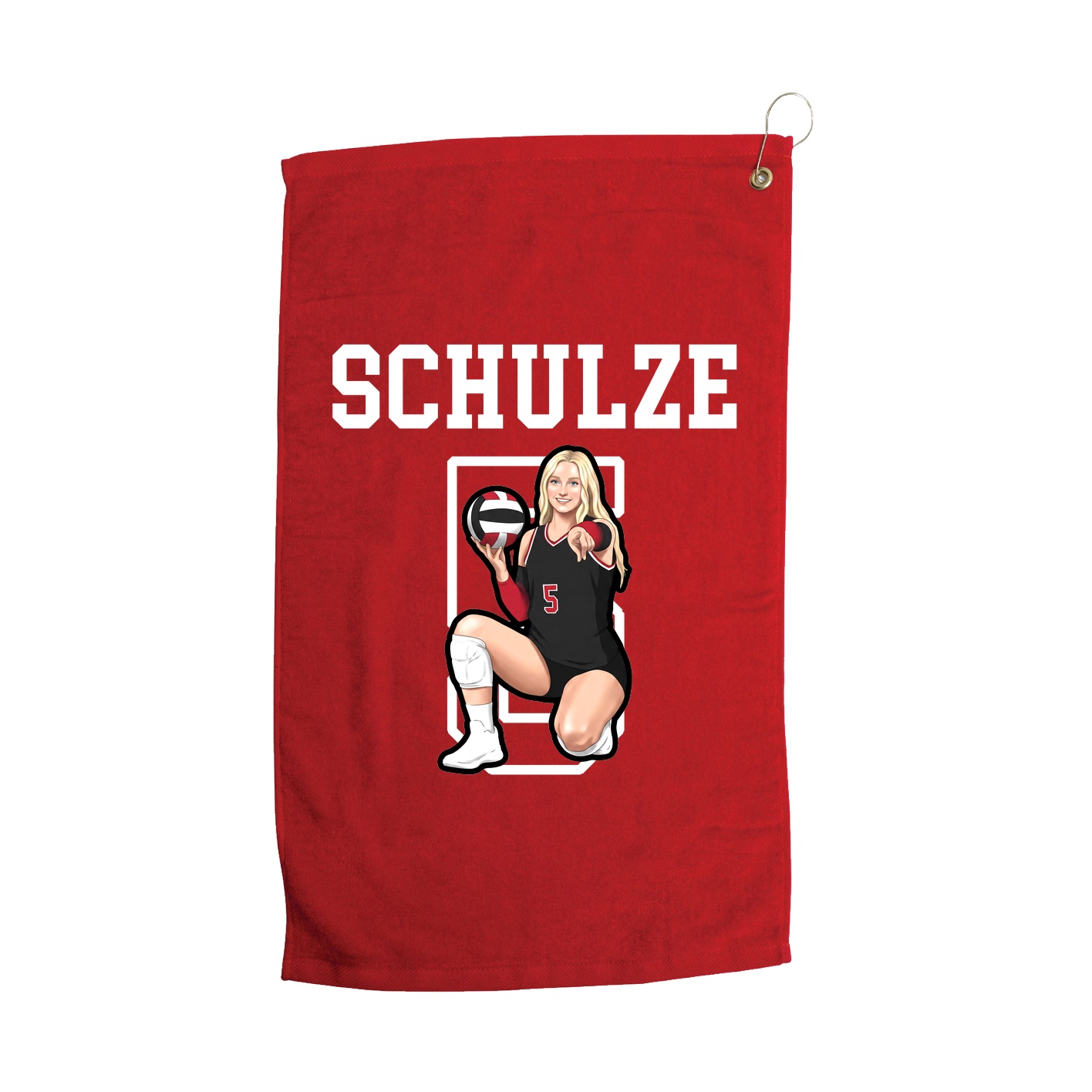 Golf Towel — Shirsey in Red