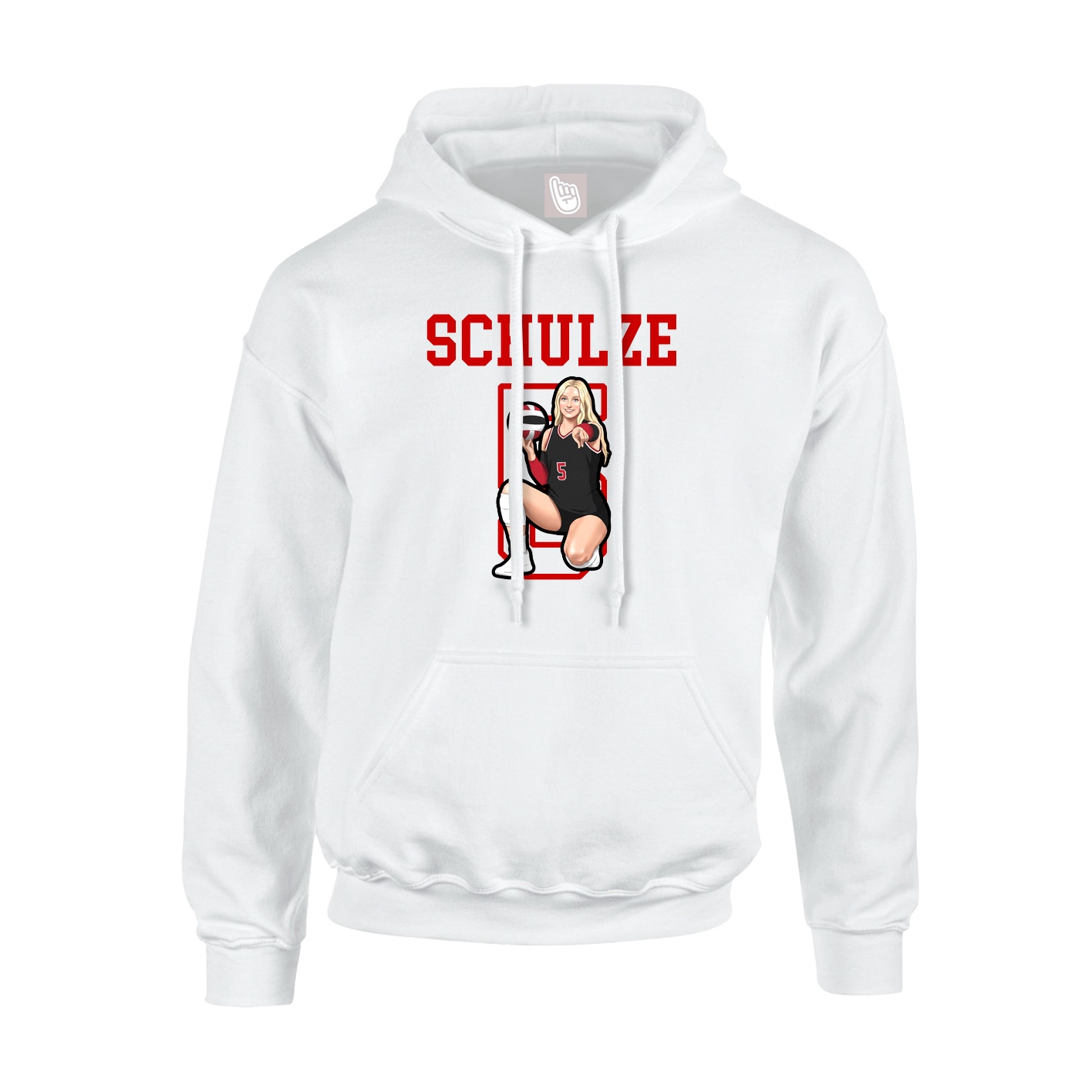 Hoodie — Shirsey in White