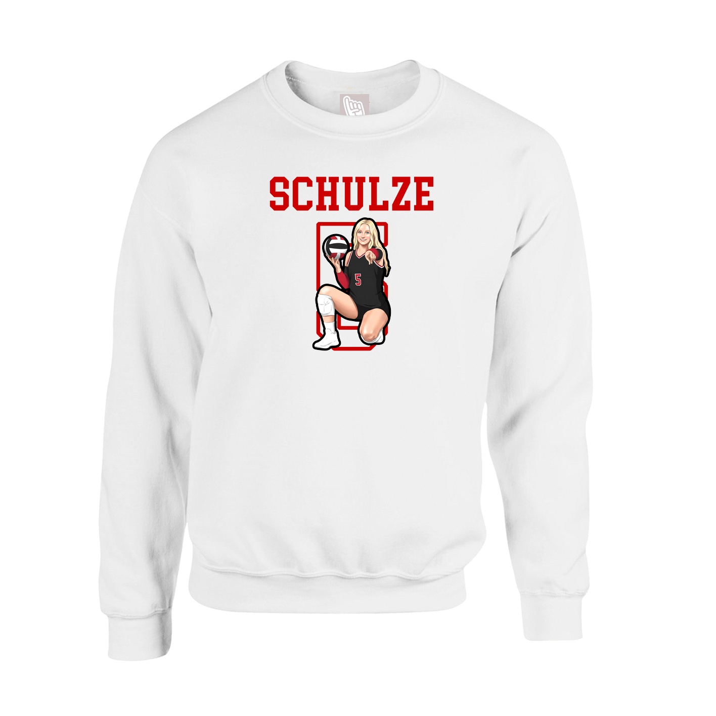 Fleece Crew — Shirsey in White