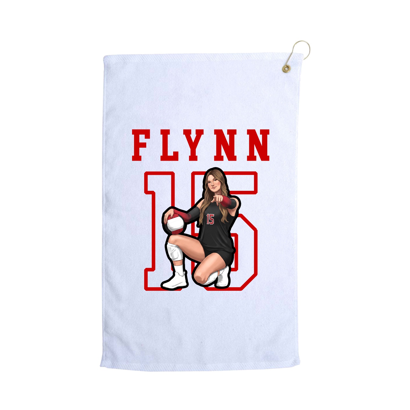 Golf Towel — Shirsey in White