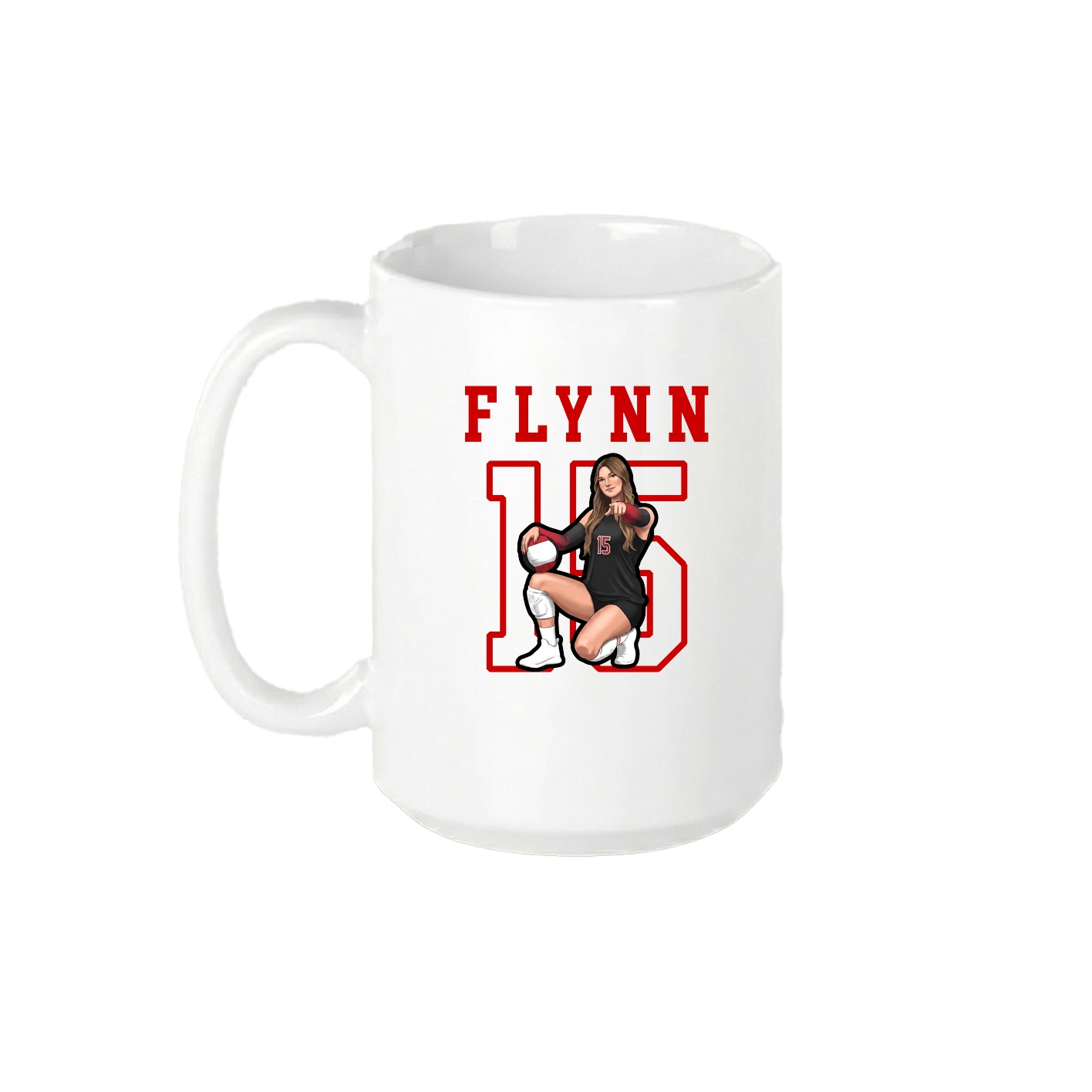15oz Coffee Mug — Shirsey in White