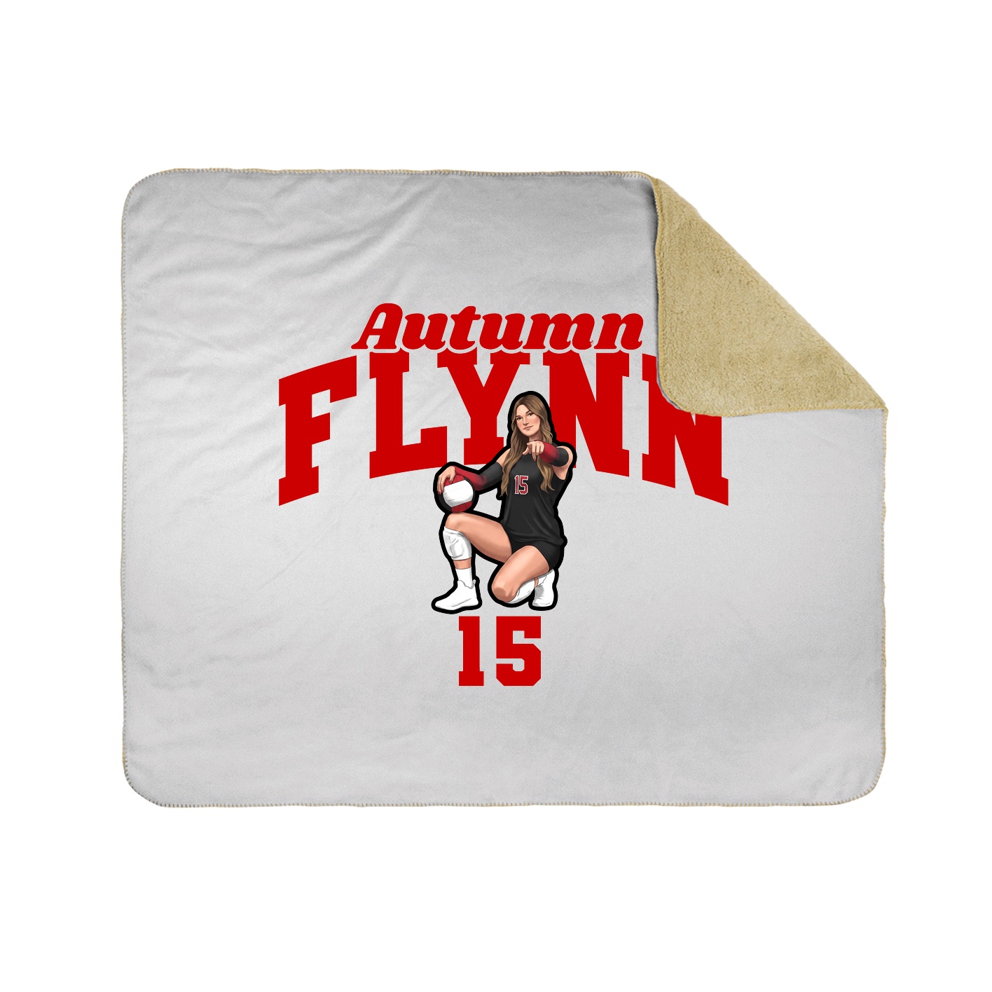 Throw Blanket — Signature Arch in White
