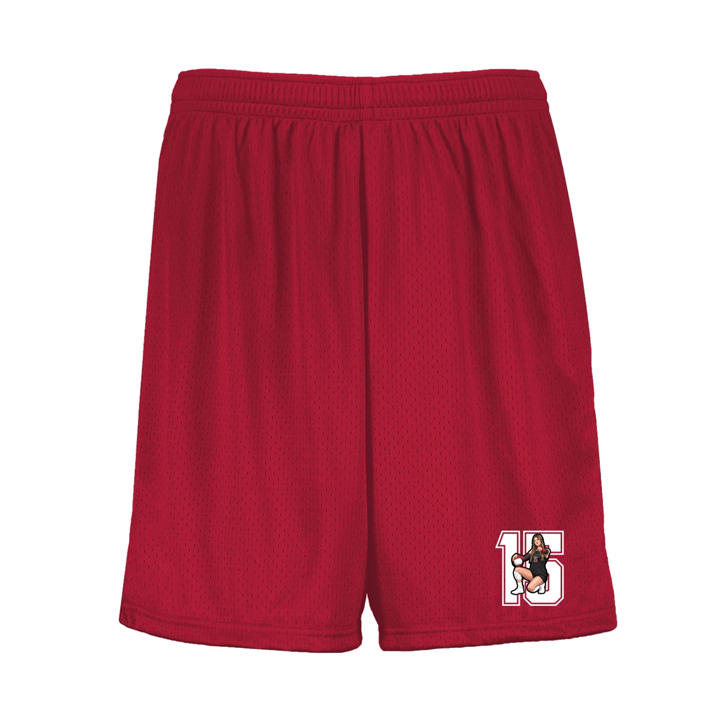 Shorts — Number in Red