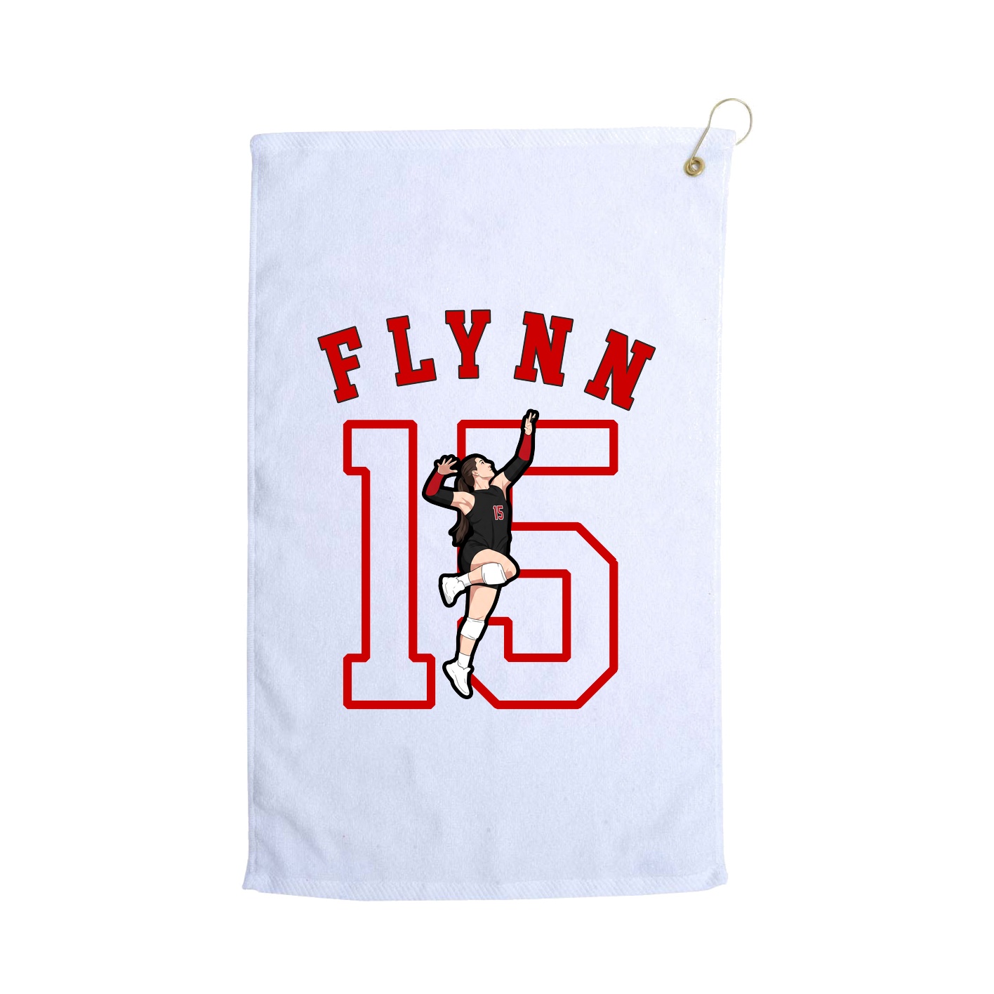 Golf Towel — Shirsey Arch in White