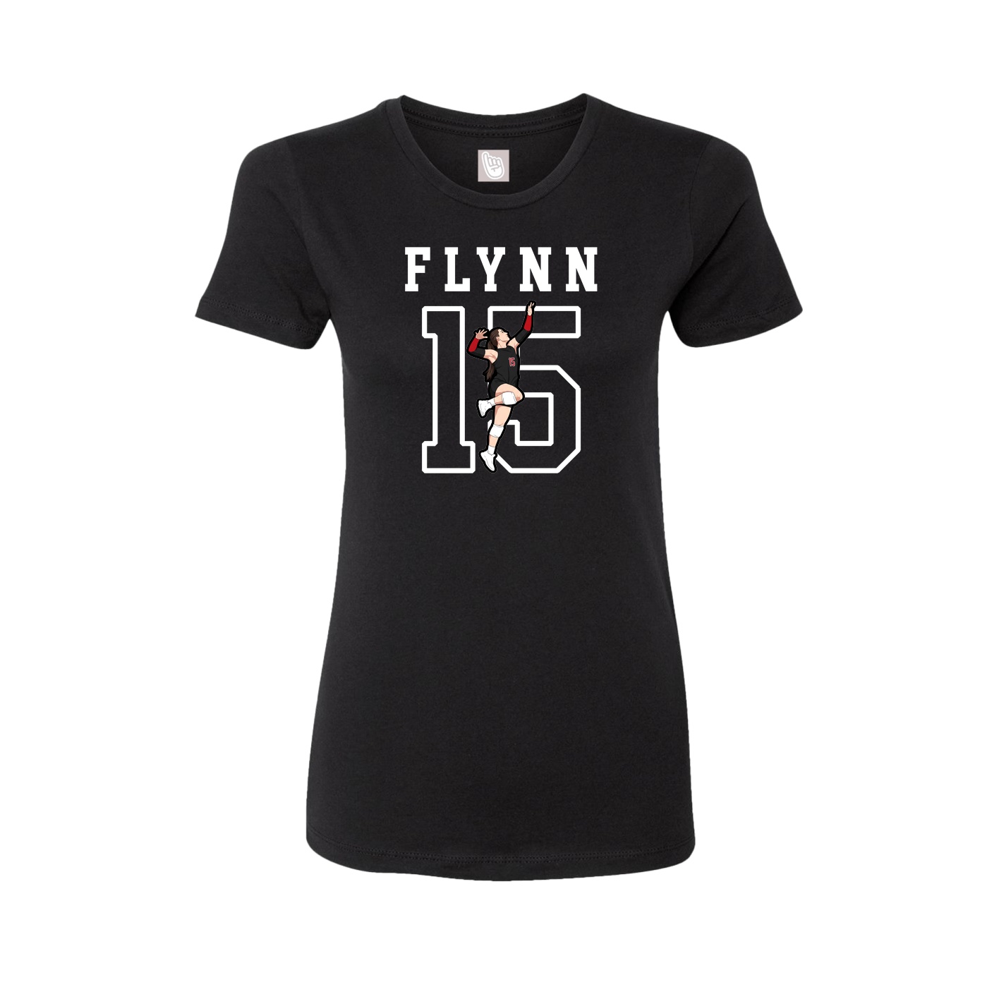 Fitted Women's Tee — Shirsey in Black