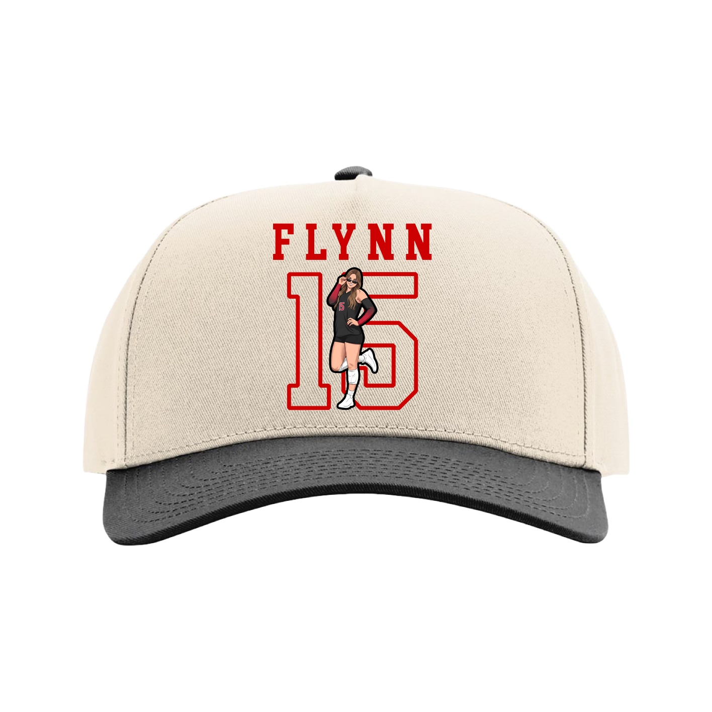 Full Fabric Five-Panel Champ Cap