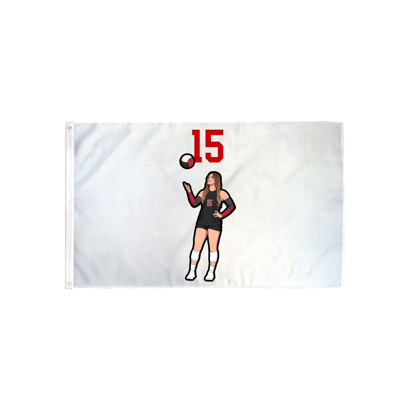 3x5 Flag — Number Top in Classic